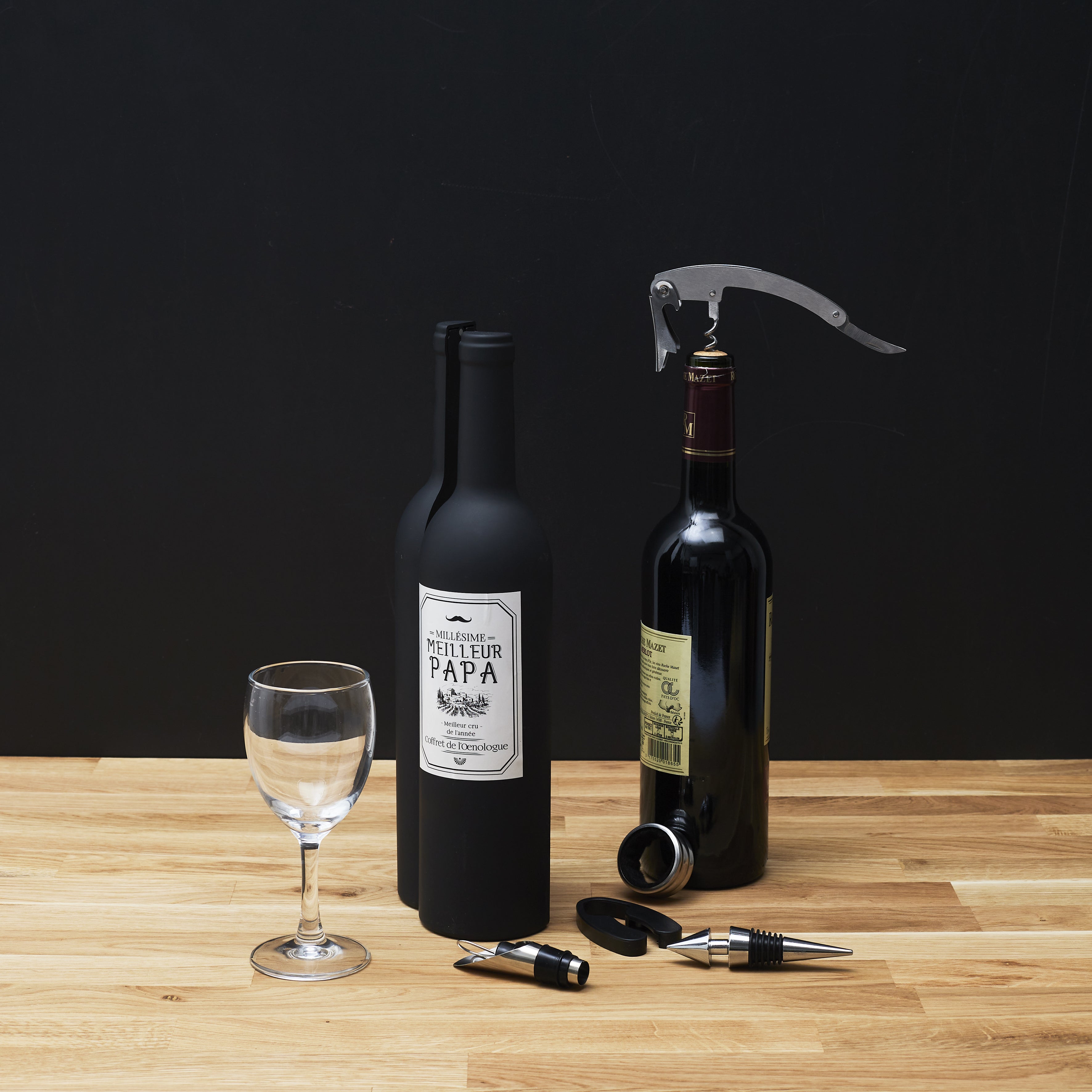 COFFRET A VIN 5 ACCESSOIRES