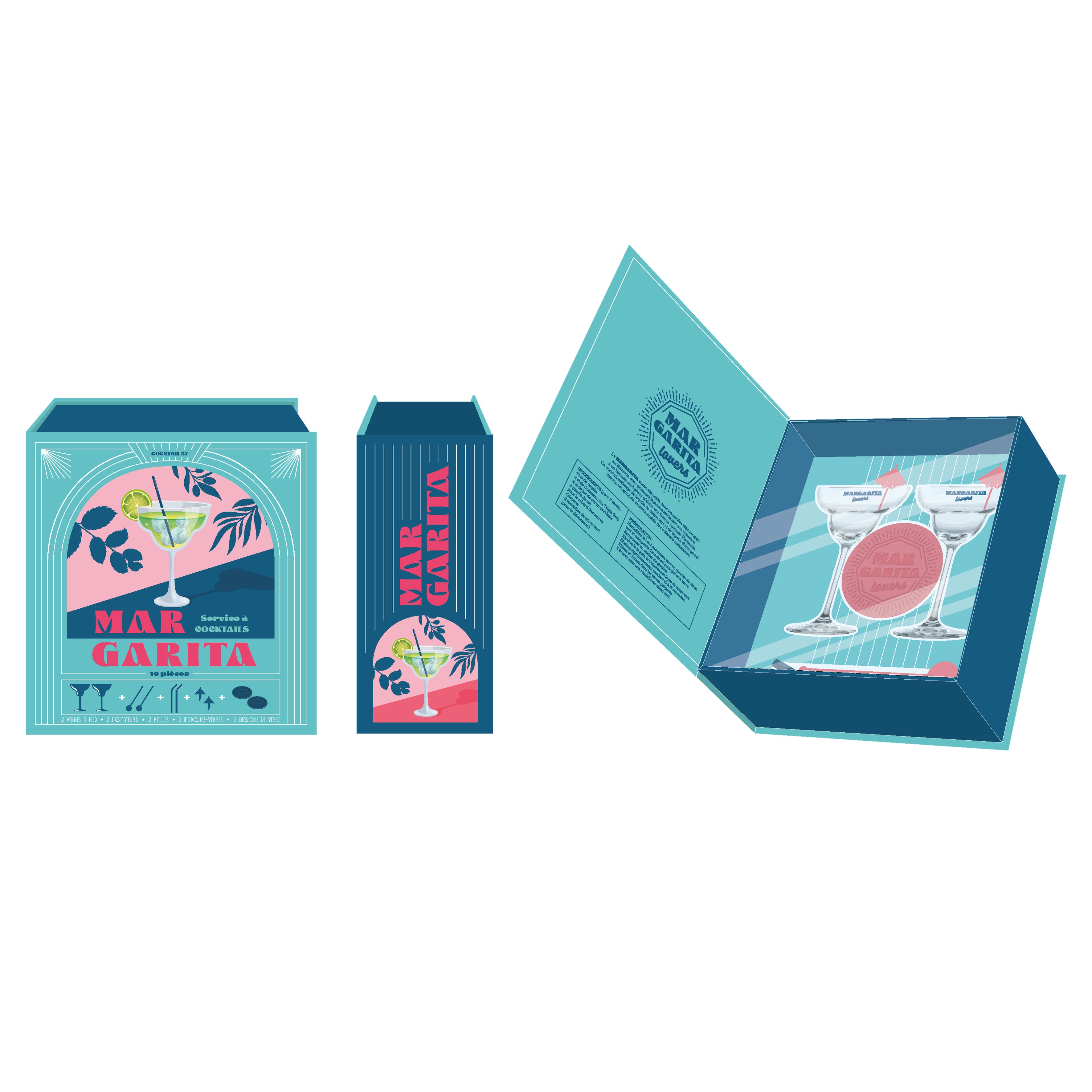 COFFRET COCKTAIL 10PCS MARGARITA