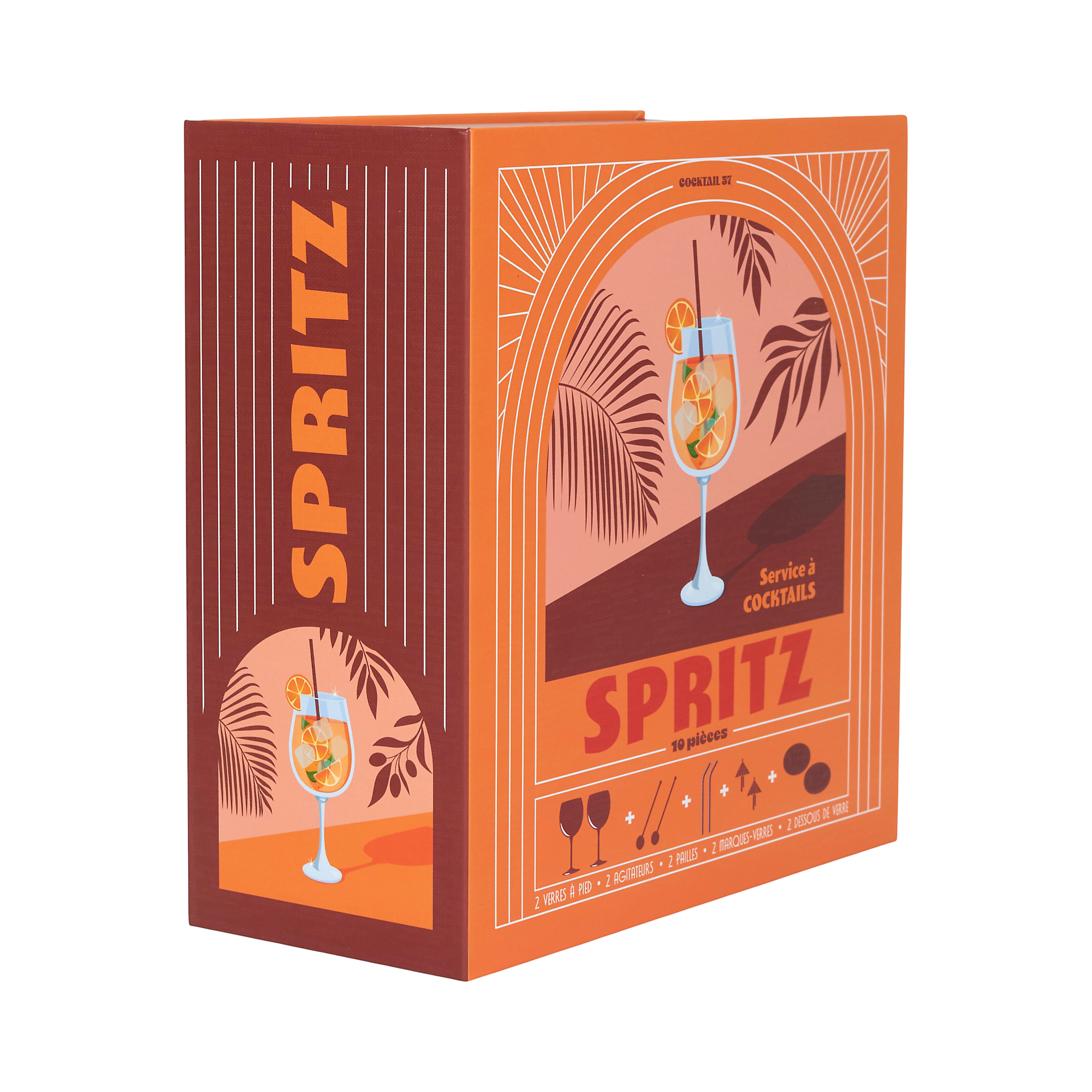 COFFRET COCKTAIL 10PCS SPRITZ