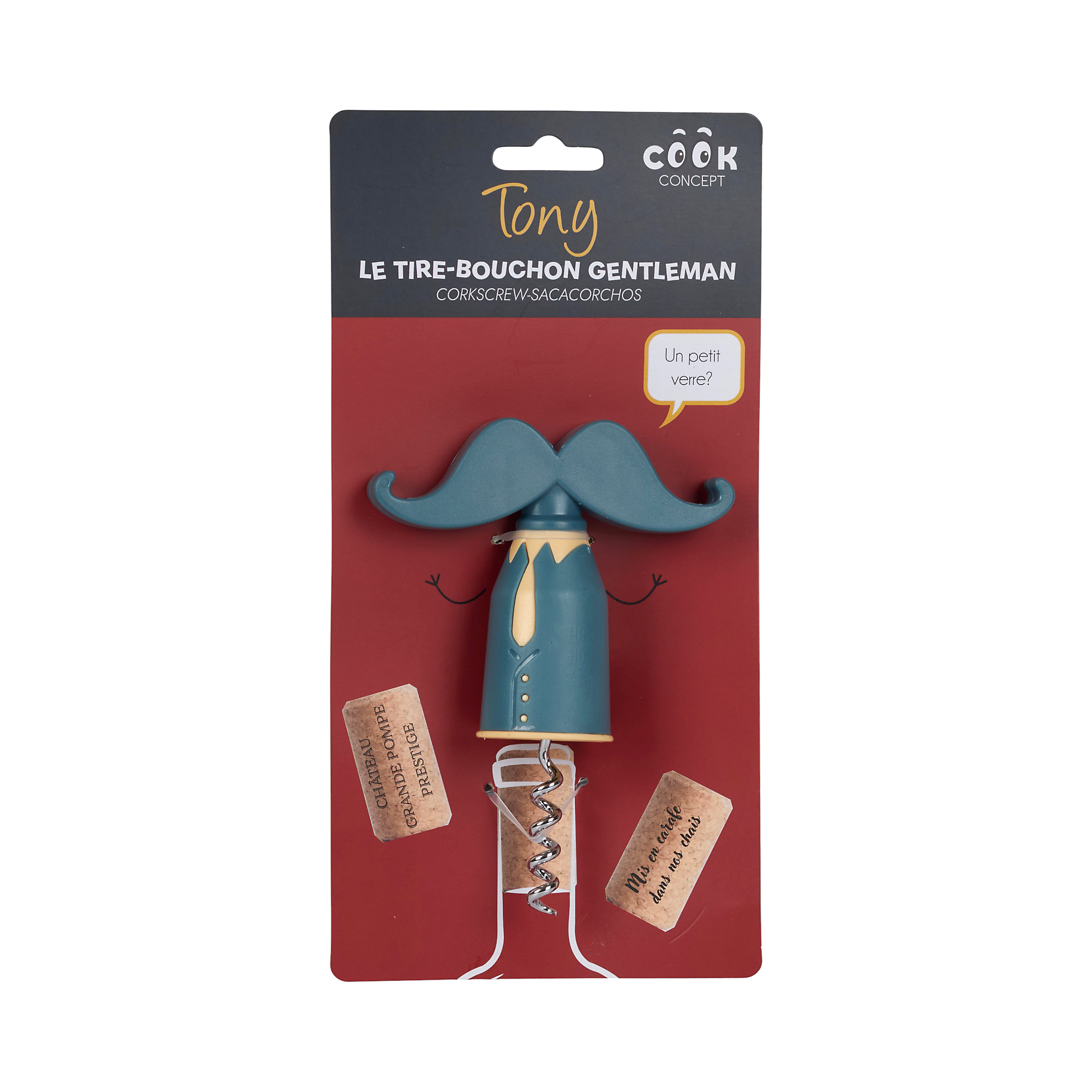 TIRE BOUCHON FORME MOUSTACHE