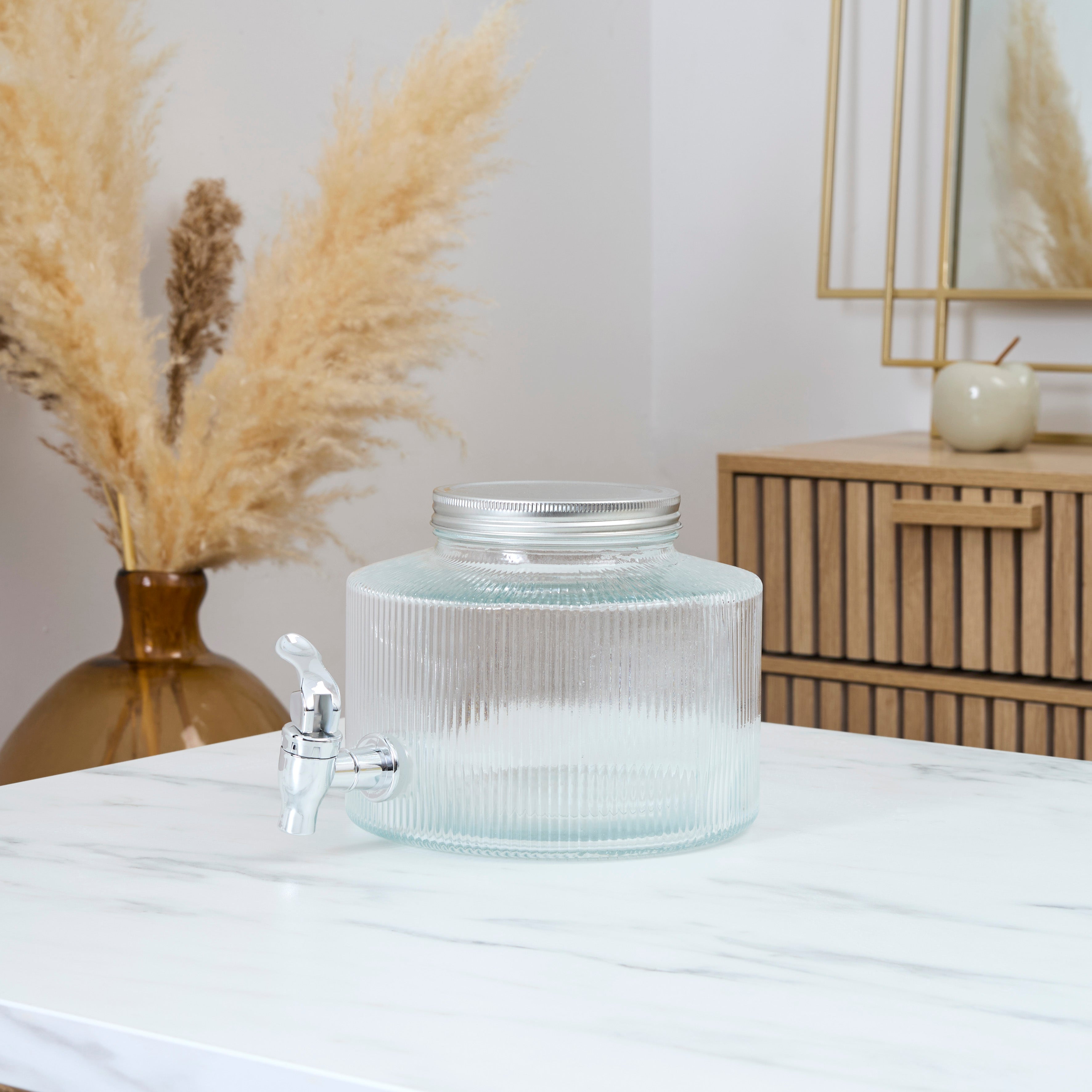 FONTAINE STRIEE RONDE 2L VERRE