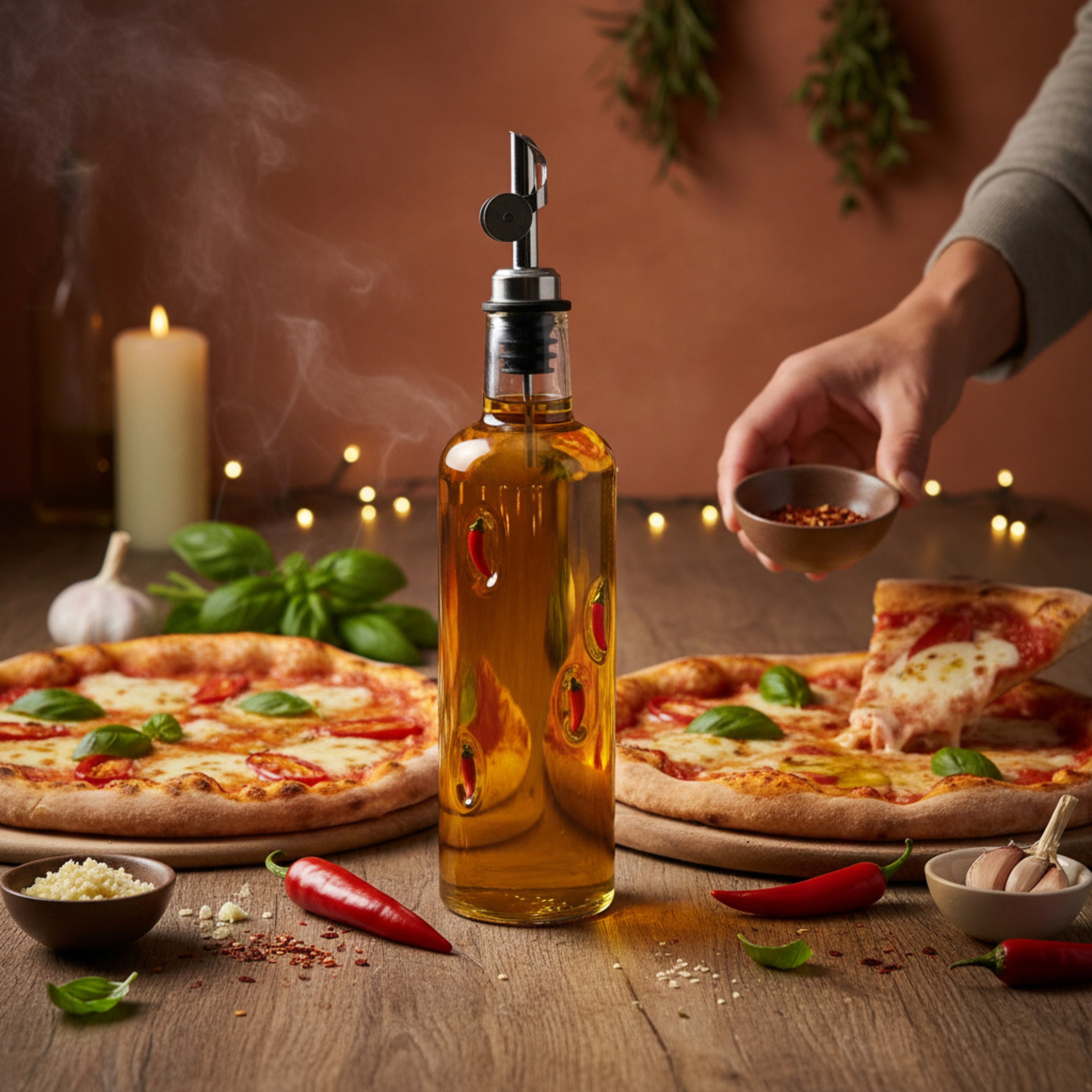 HUILIER AVEC BEC VERSEUR DESIGN PIMENT 50CL