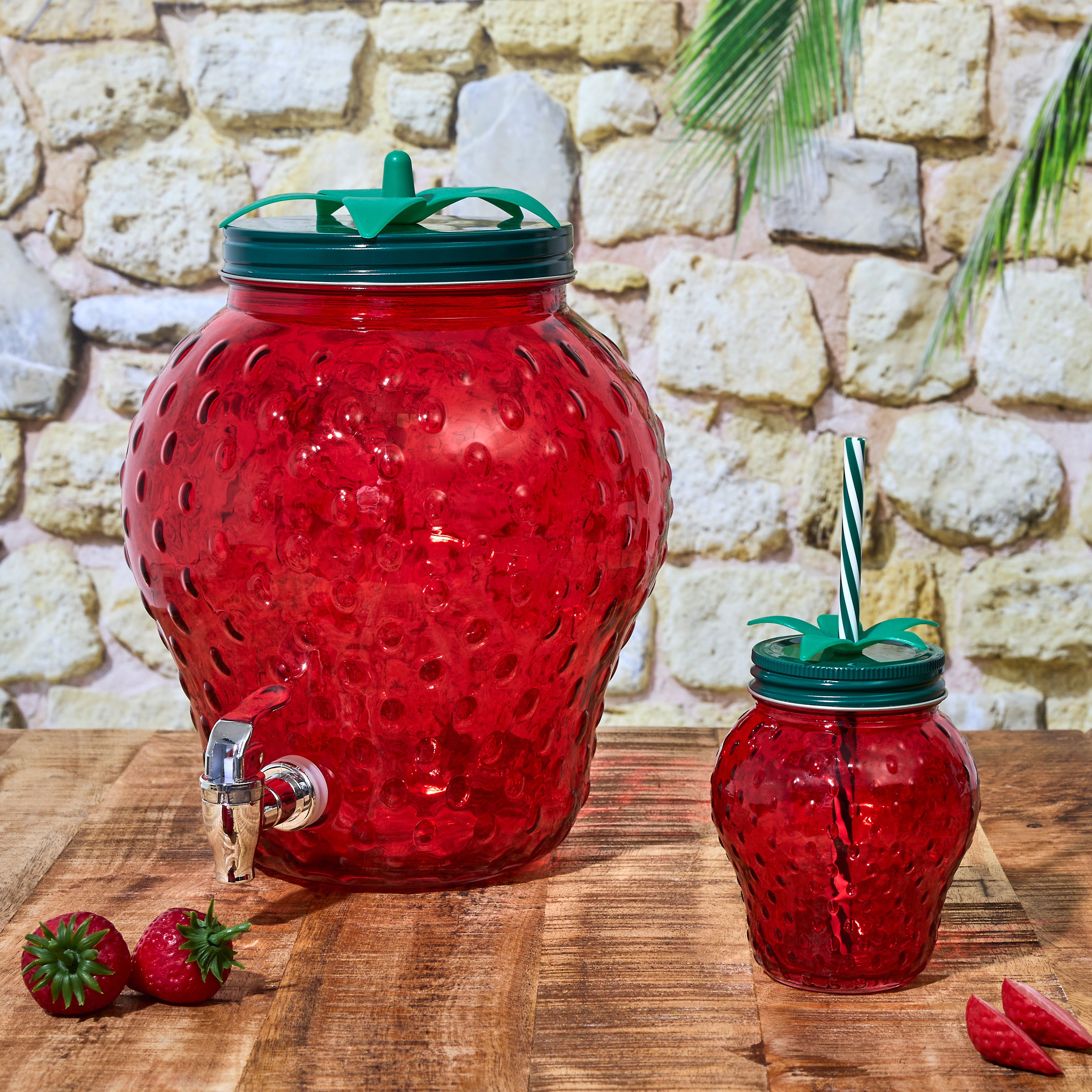 FONTAINE FORME DE FRAISE 4L
