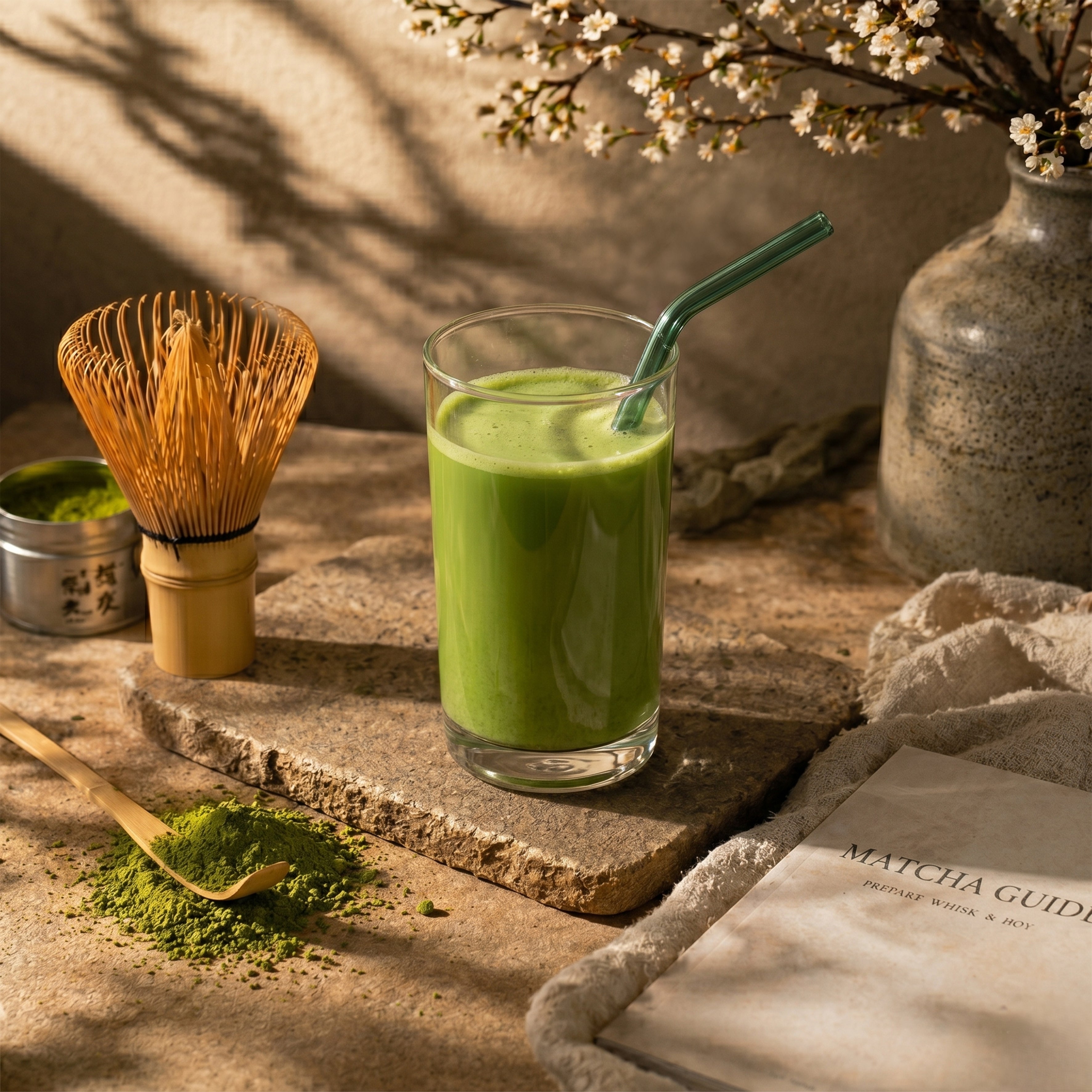 PAILLE EN VERRE X4 MATCHA LOVER