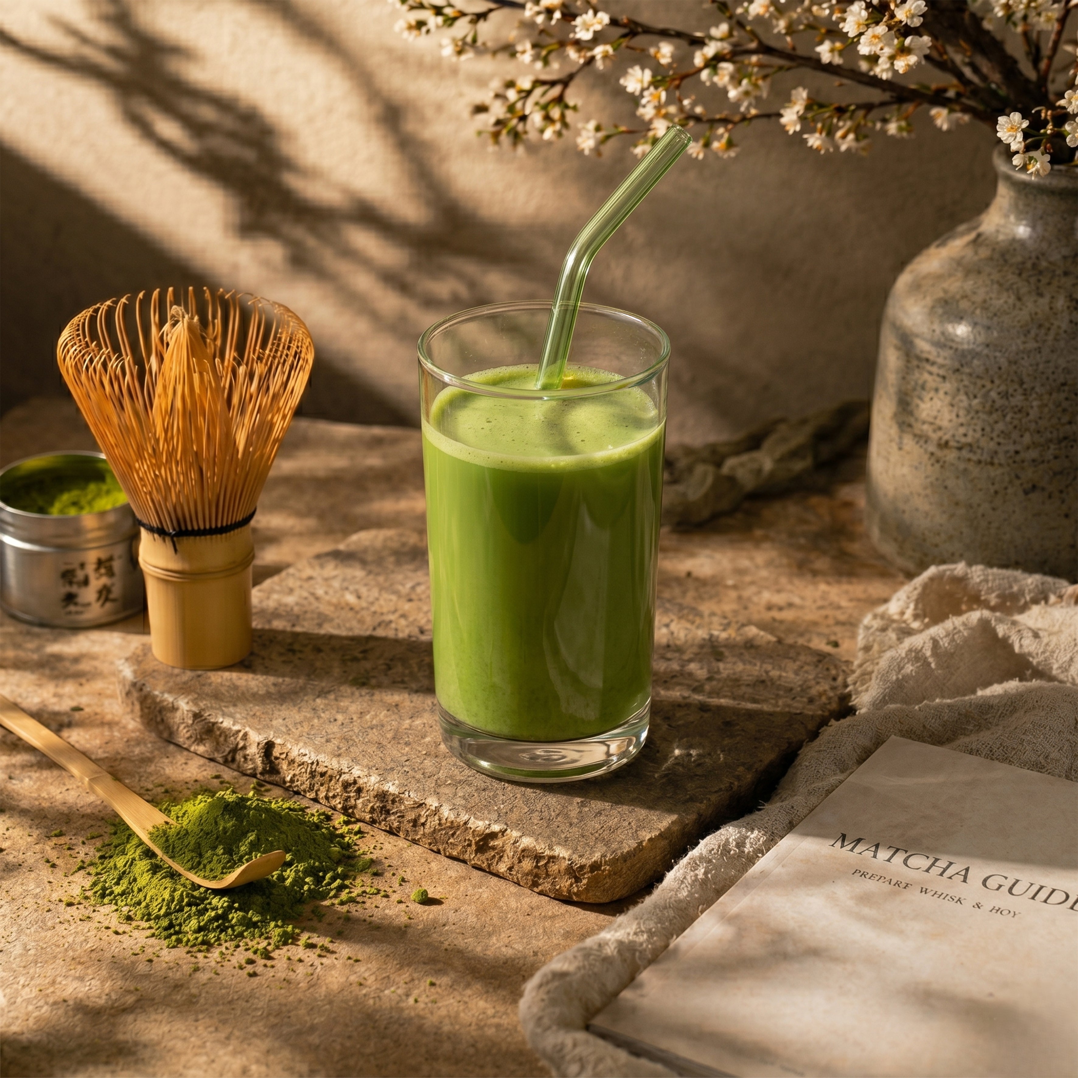 PAILLE EN VERRE X4 MATCHA LOVER