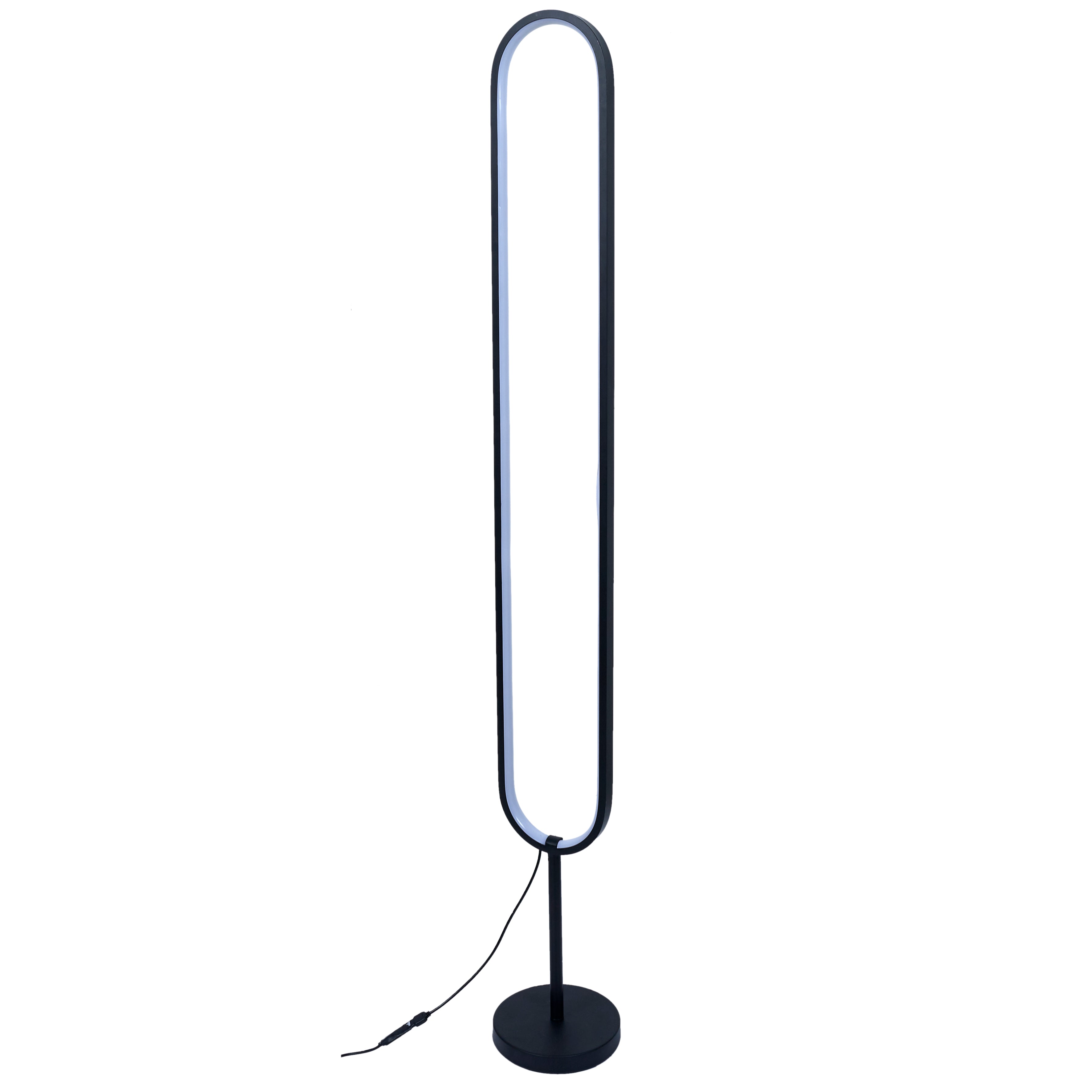 LAMPE LED OVALE SUR PIED 120CM