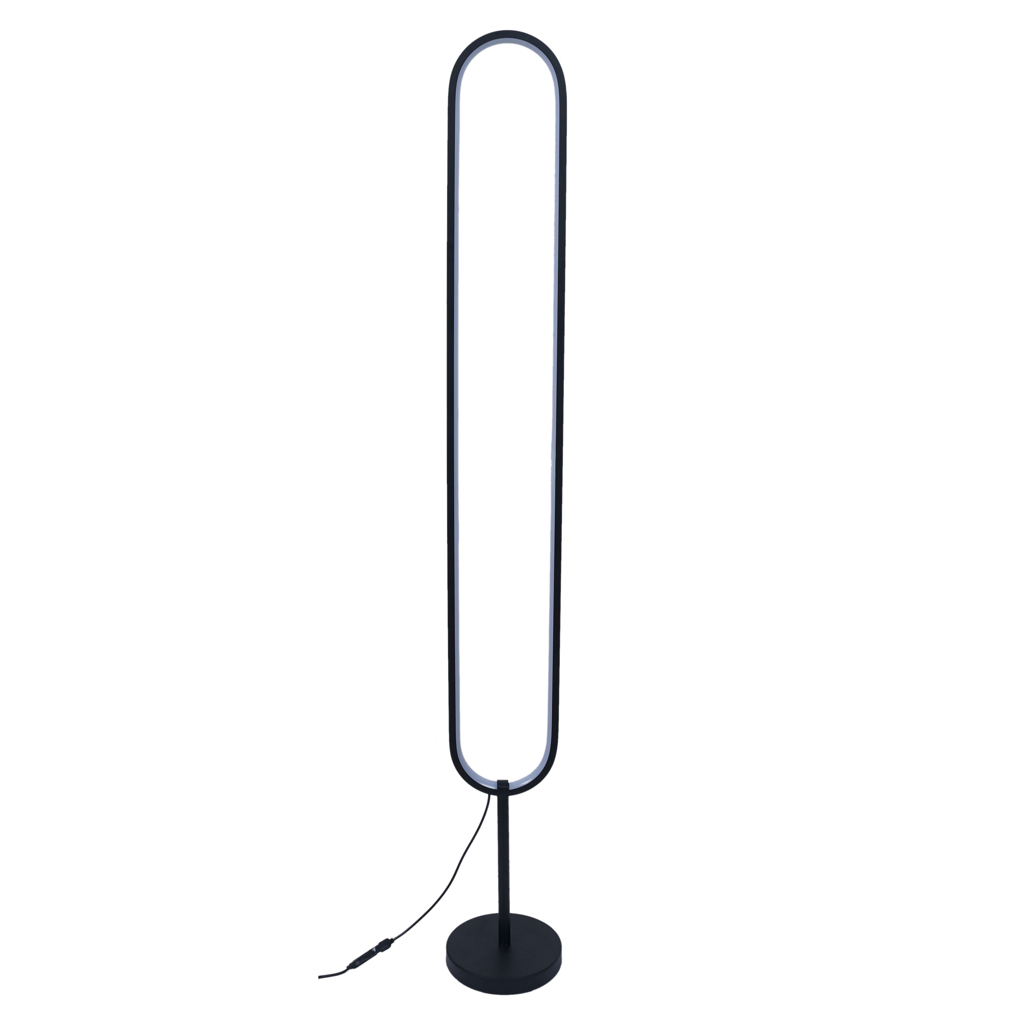 LAMPE LED OVALE SUR PIED 120CM