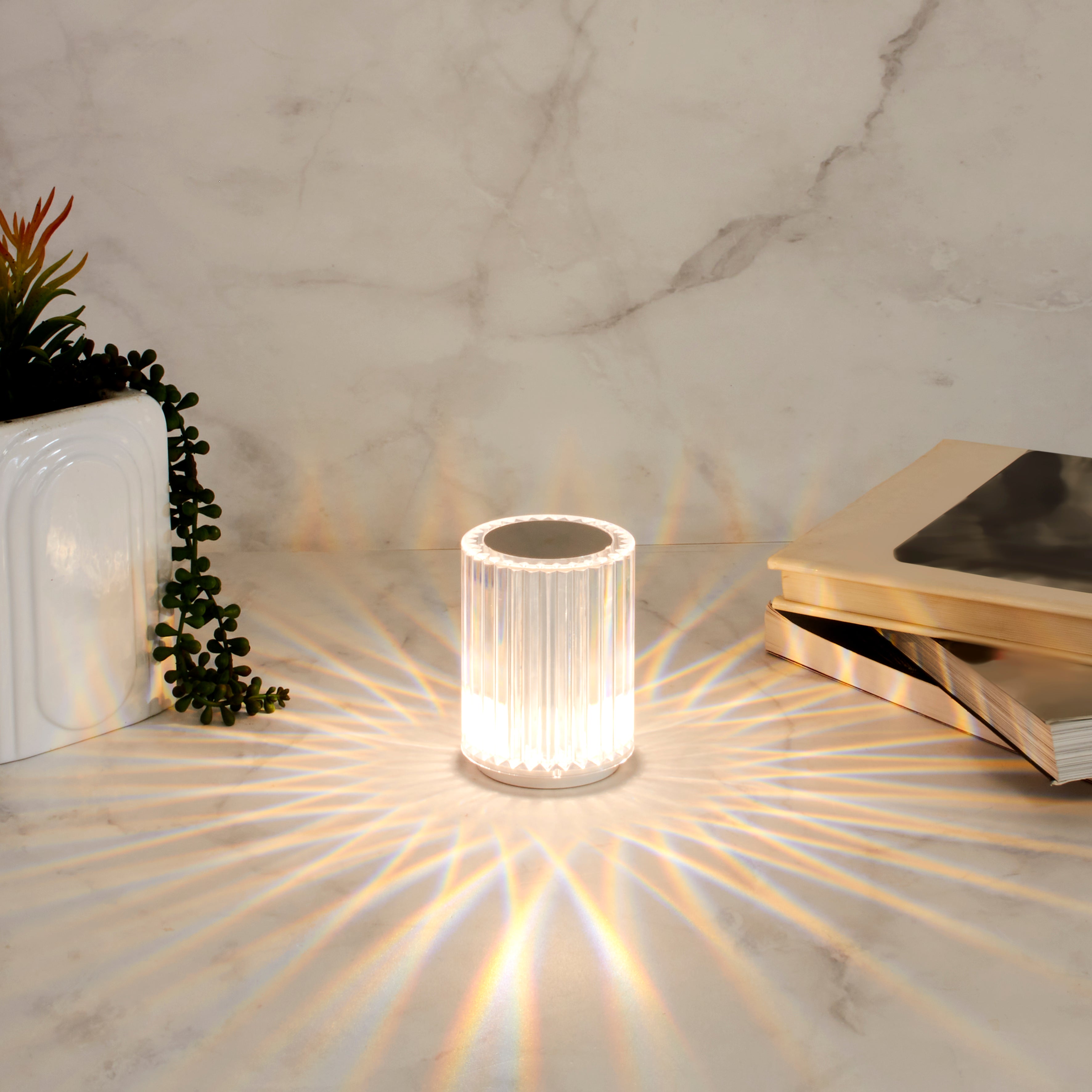 LAMPE TACTILE RECHARGEABLE LUMIERE BLANCHE