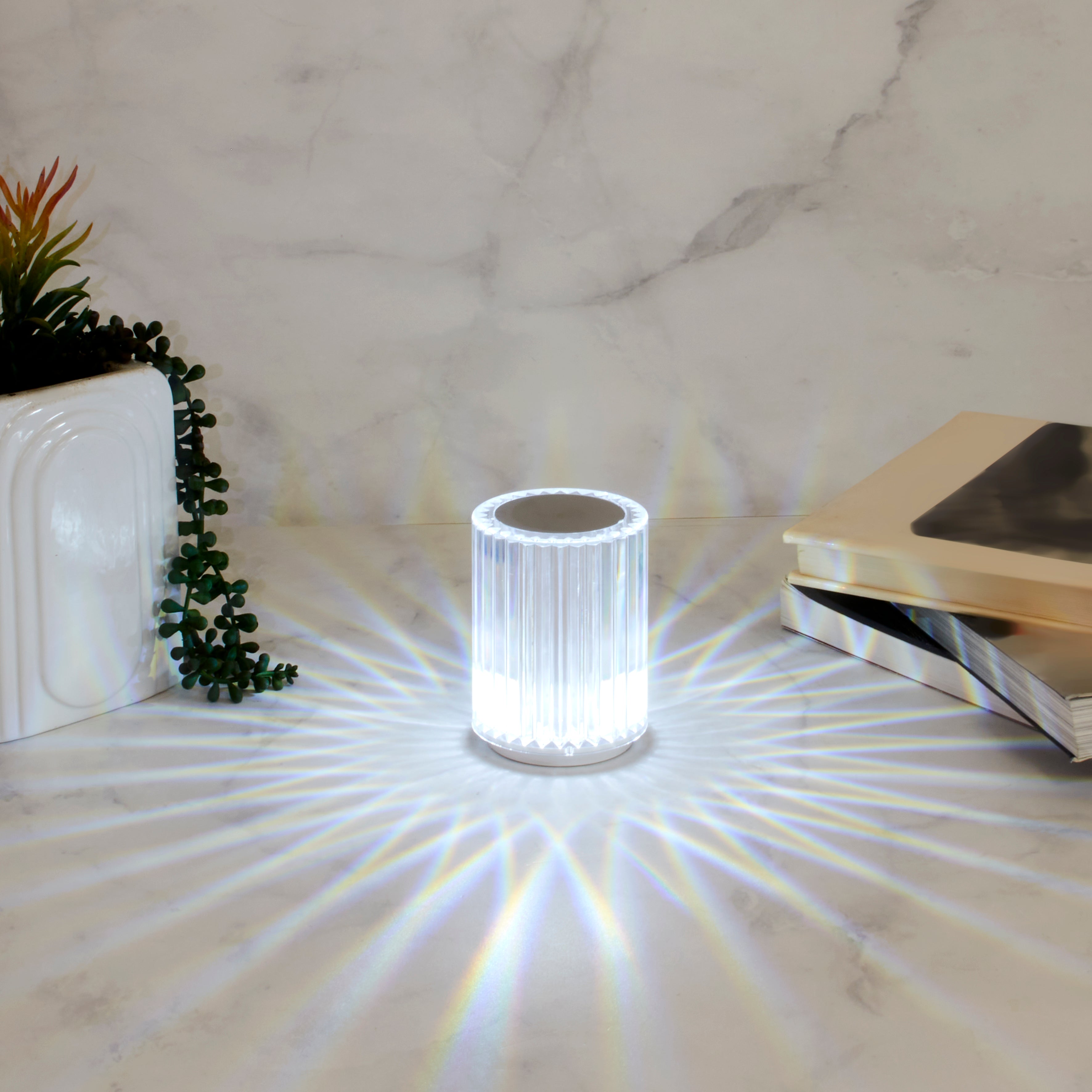 LAMPE TACTILE RECHARGEABLE LUMIERE BLANCHE