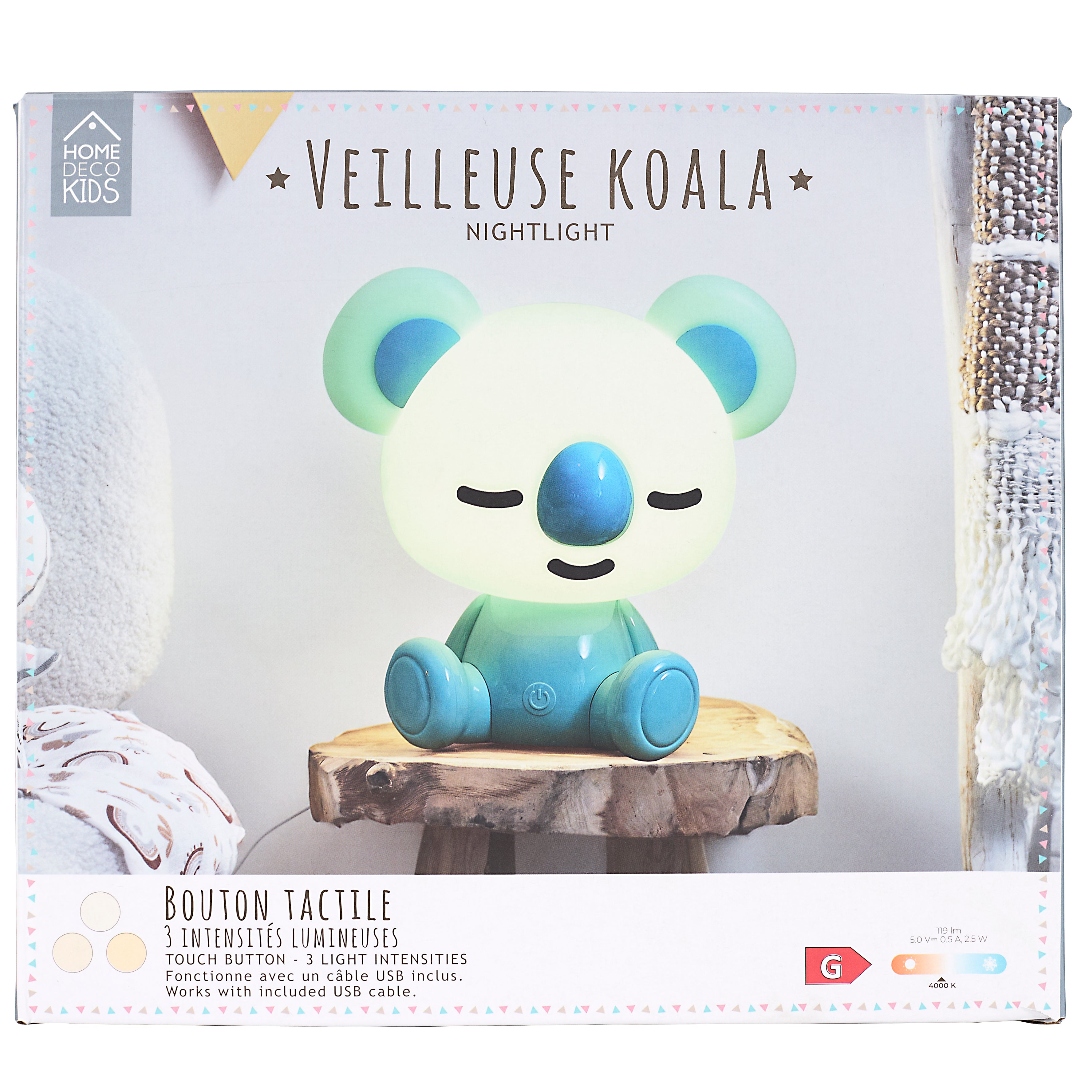 LAMPE VEILLEUSE KOALA USB