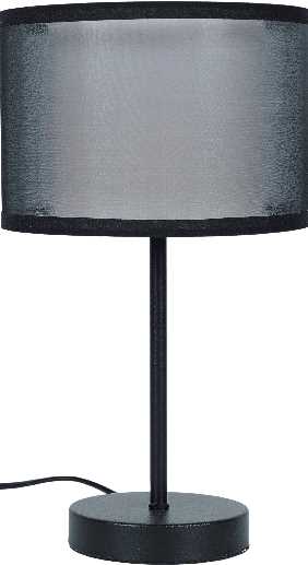LAMPE DE TABLE DOUBLE ABATJOUR NOIR