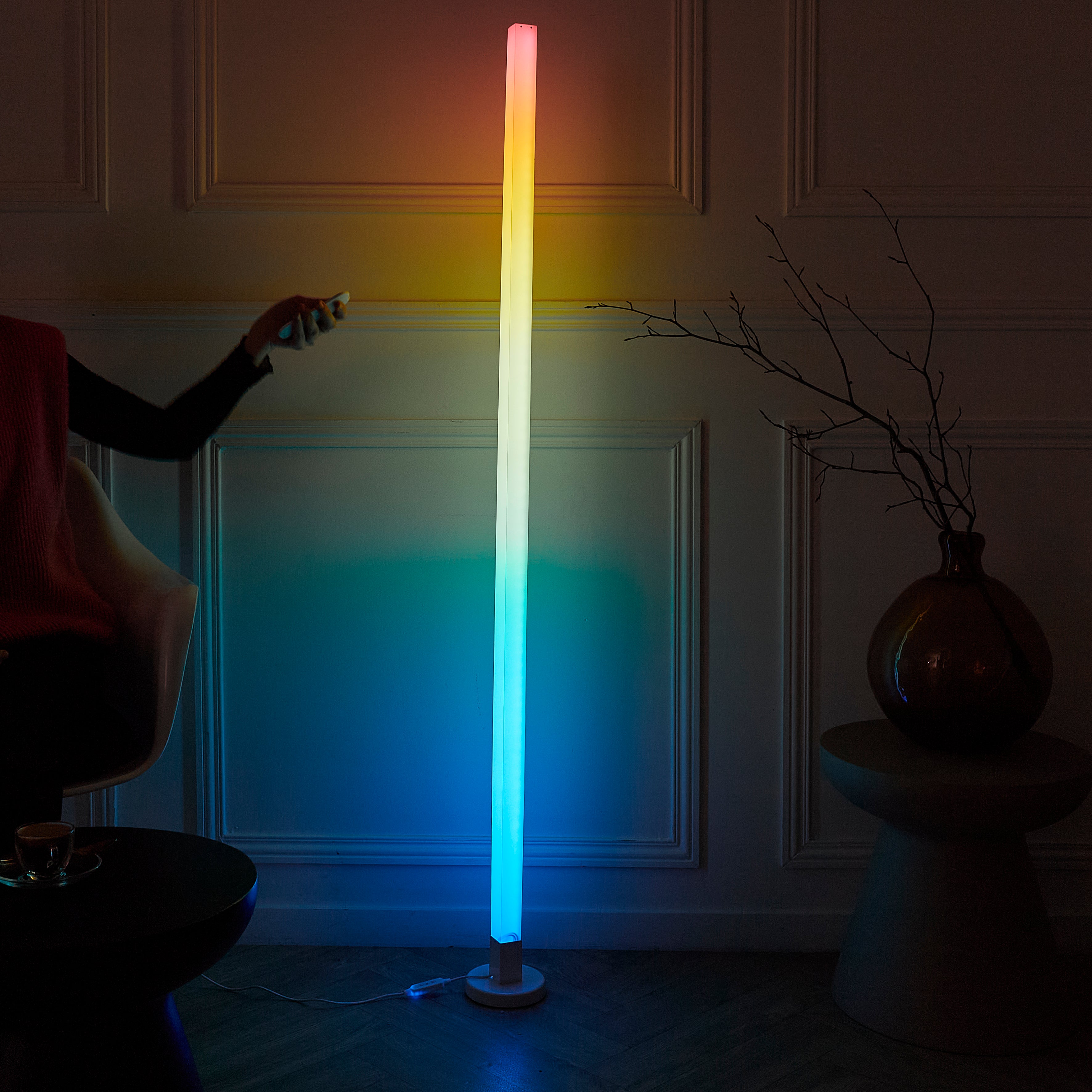 TUBE LED 151CM AVEC TELECOMMANDE A MONTER