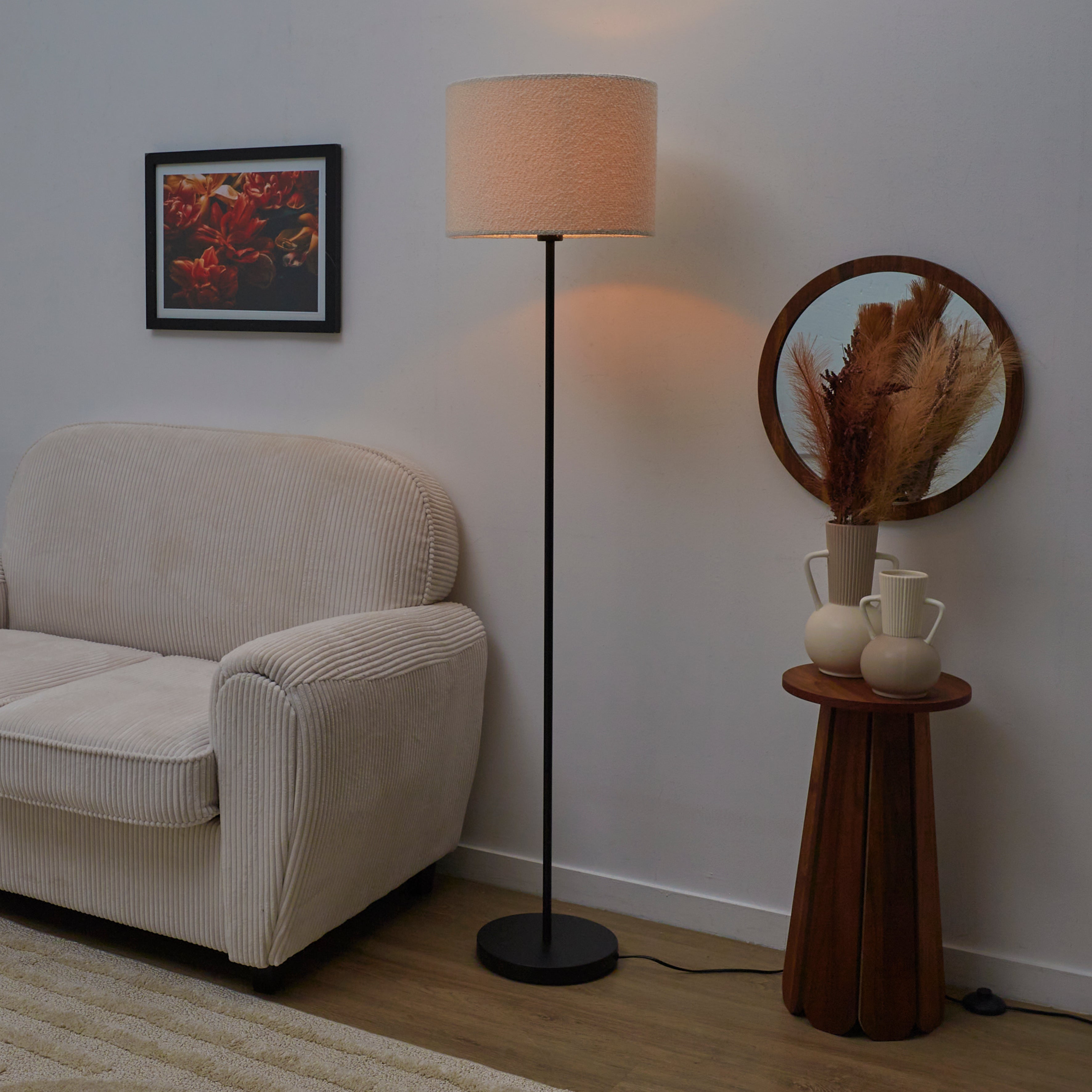 LAMPADAIRE ABATJOUR BOUCLETTE