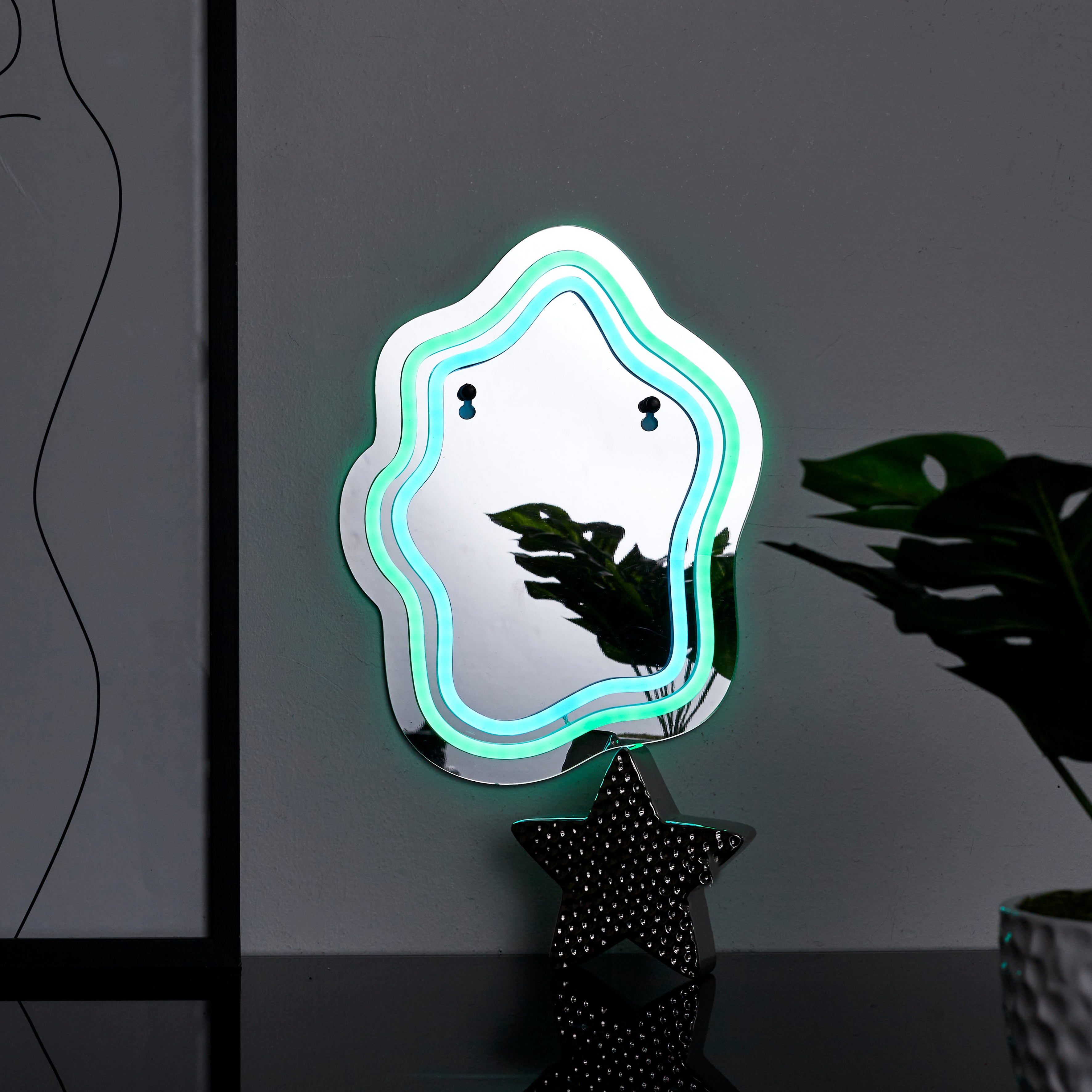 MIROIR LED EFFET NEON