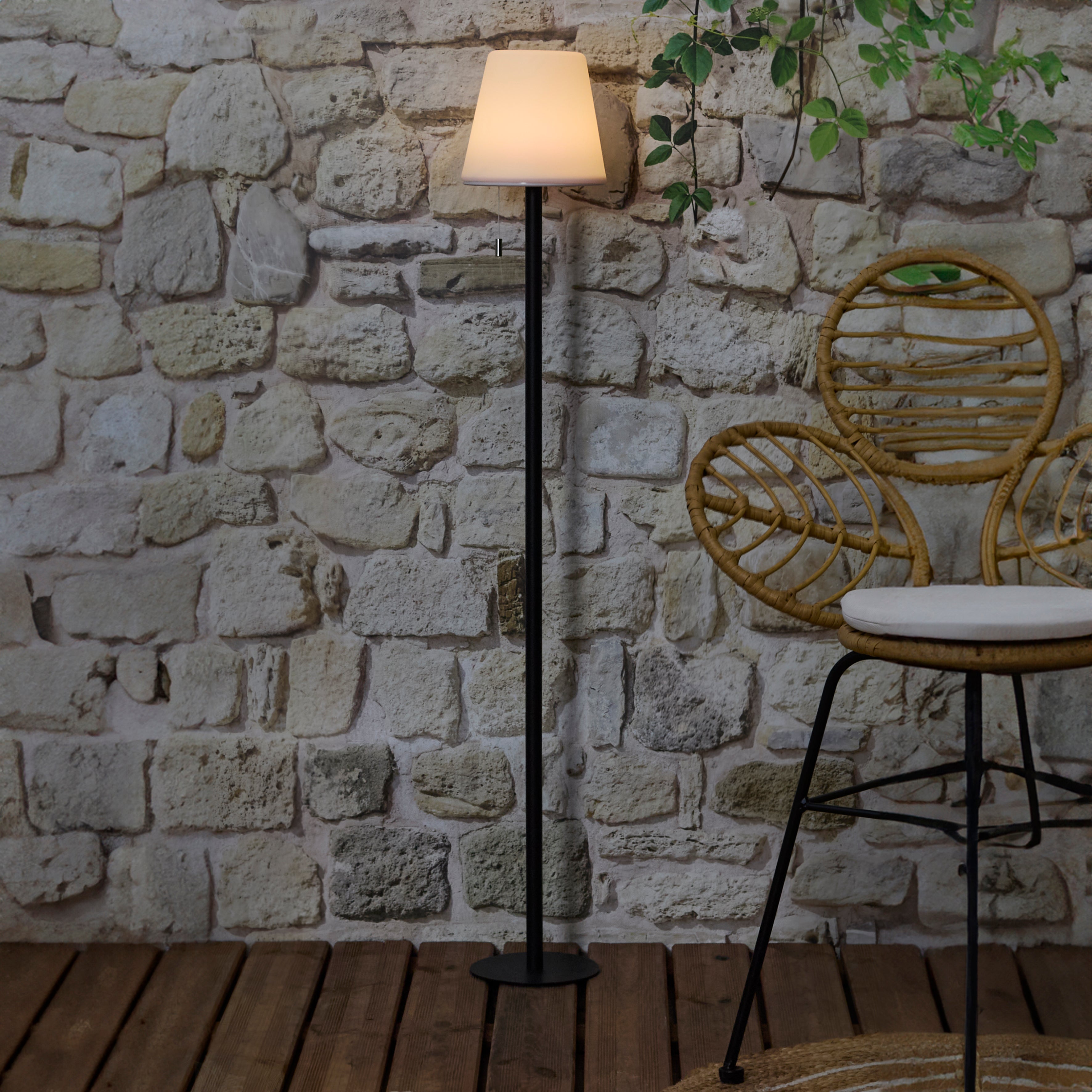 LAMPADAIRE RECHARGEABLE RGB H1M60