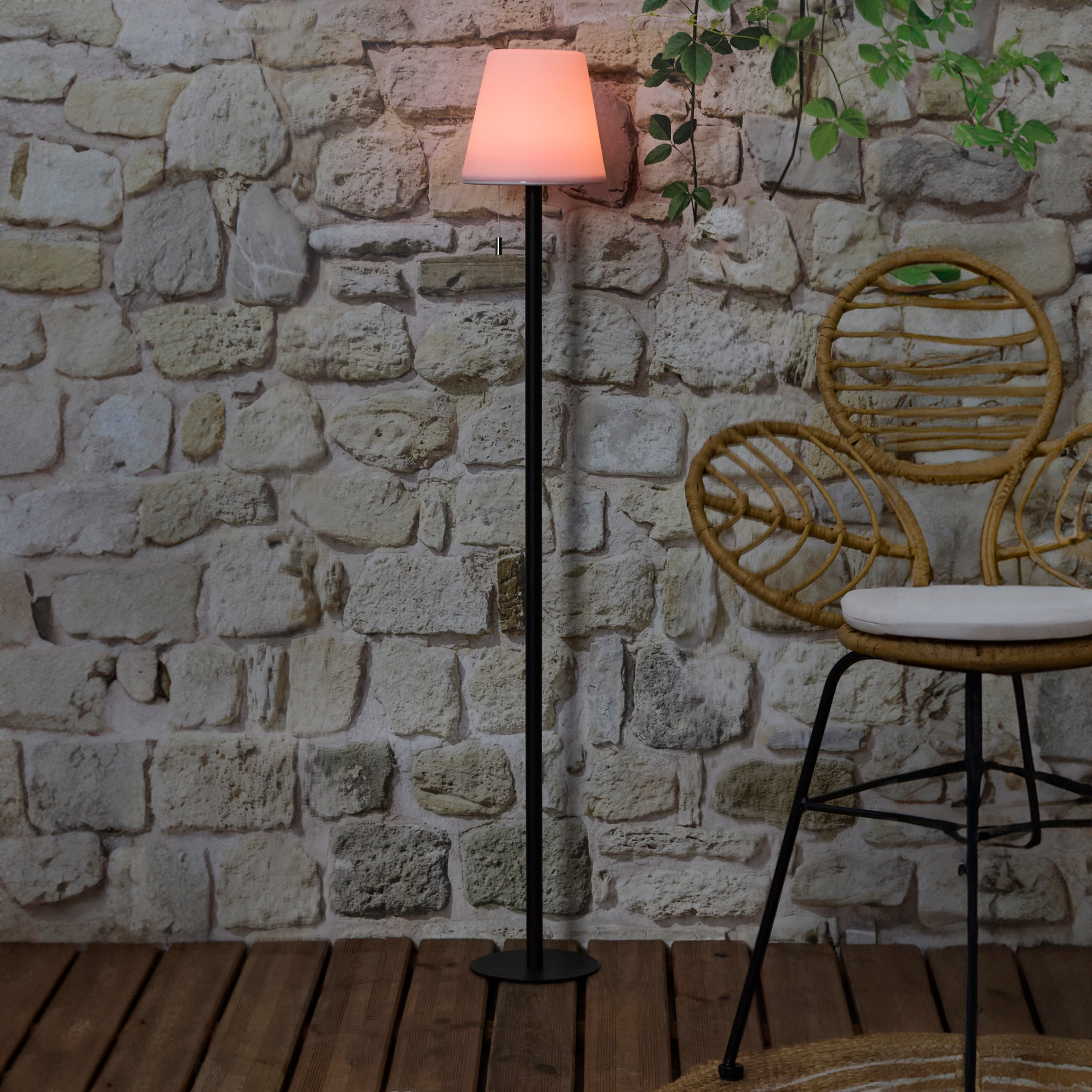 LAMPADAIRE RECHARGEABLE RGB H1M60