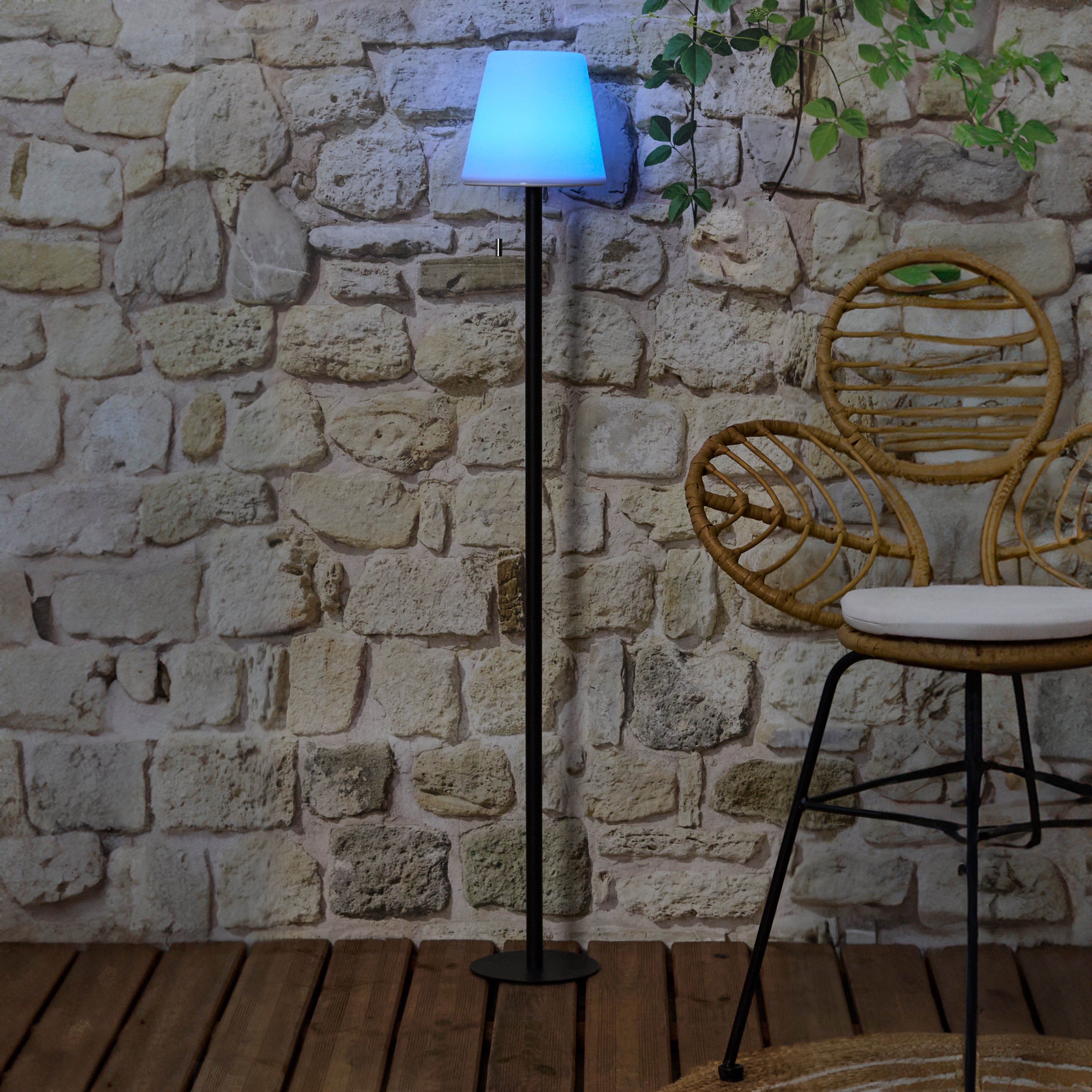 LAMPADAIRE RECHARGEABLE RGB H1M60