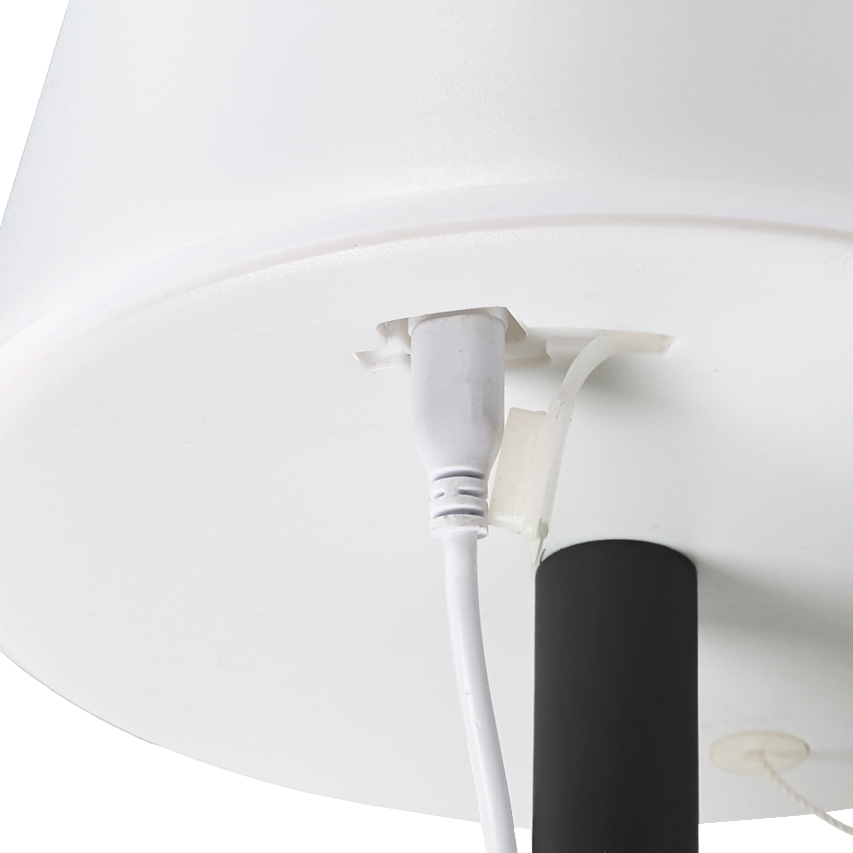 LAMPE DE TABLE RECHARGEABLE IP44 GRIS H30CM