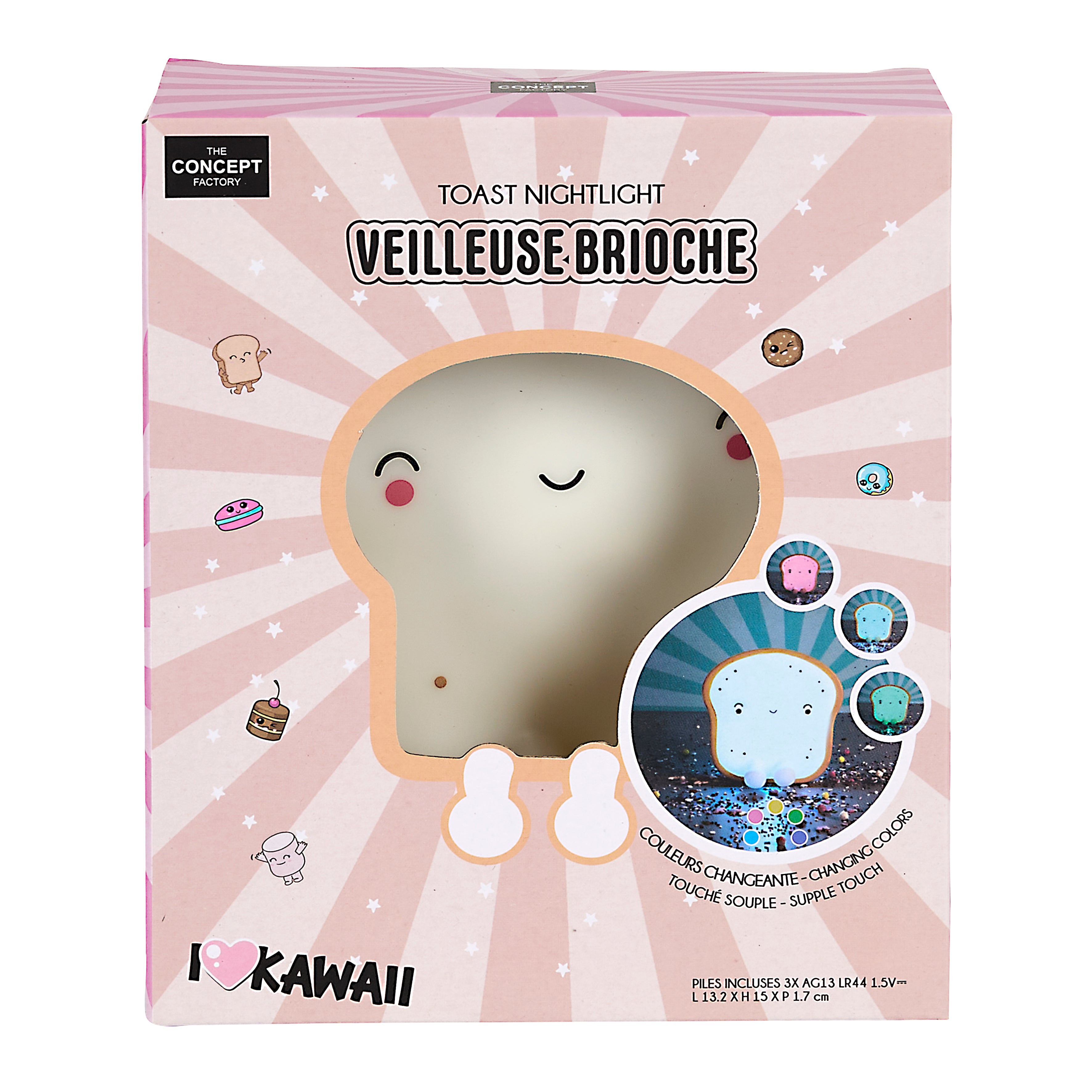 VEILLEUSE TARTINE KAWAII