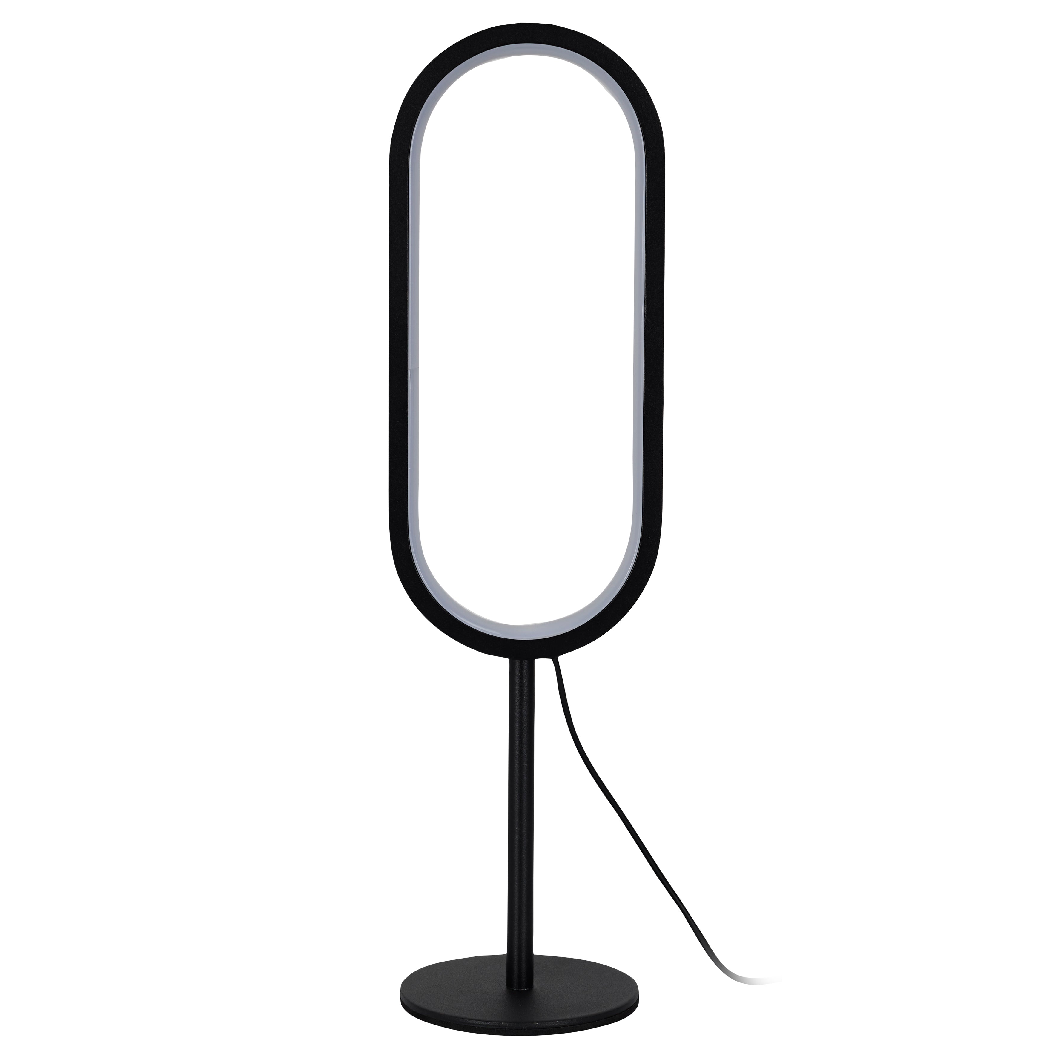 LAMPE DE TABLE LED USB ICONIC NOIR