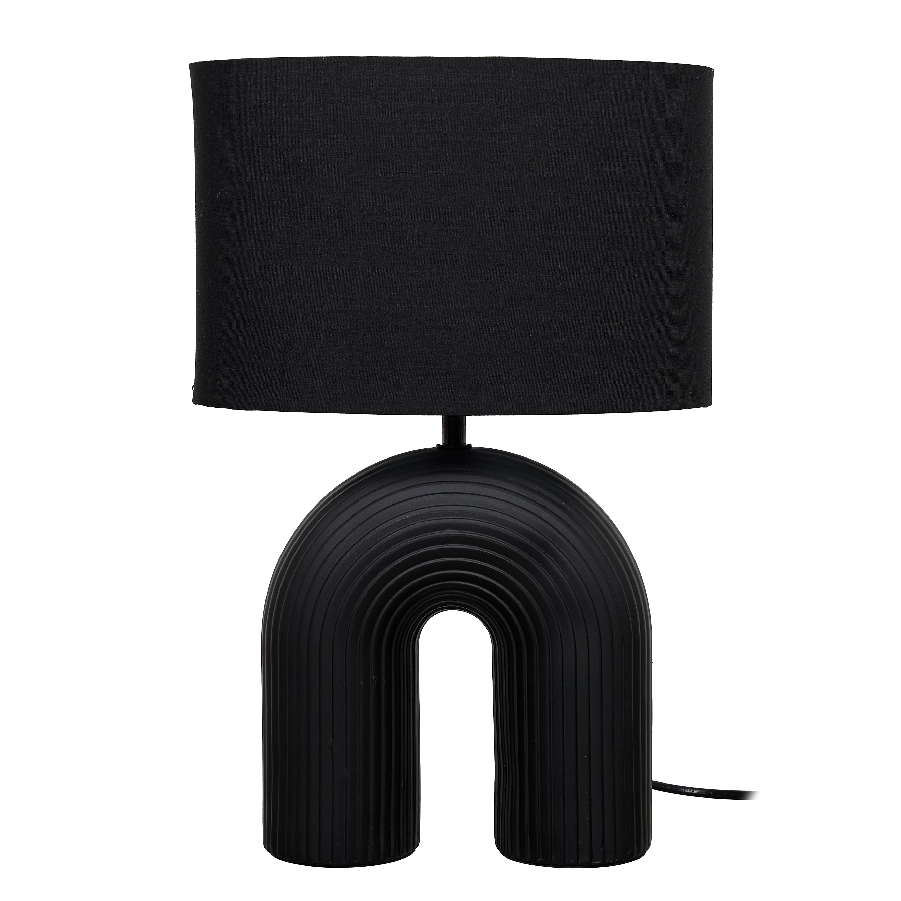 LAMPE ARCHI CERAMIQUE NOIR