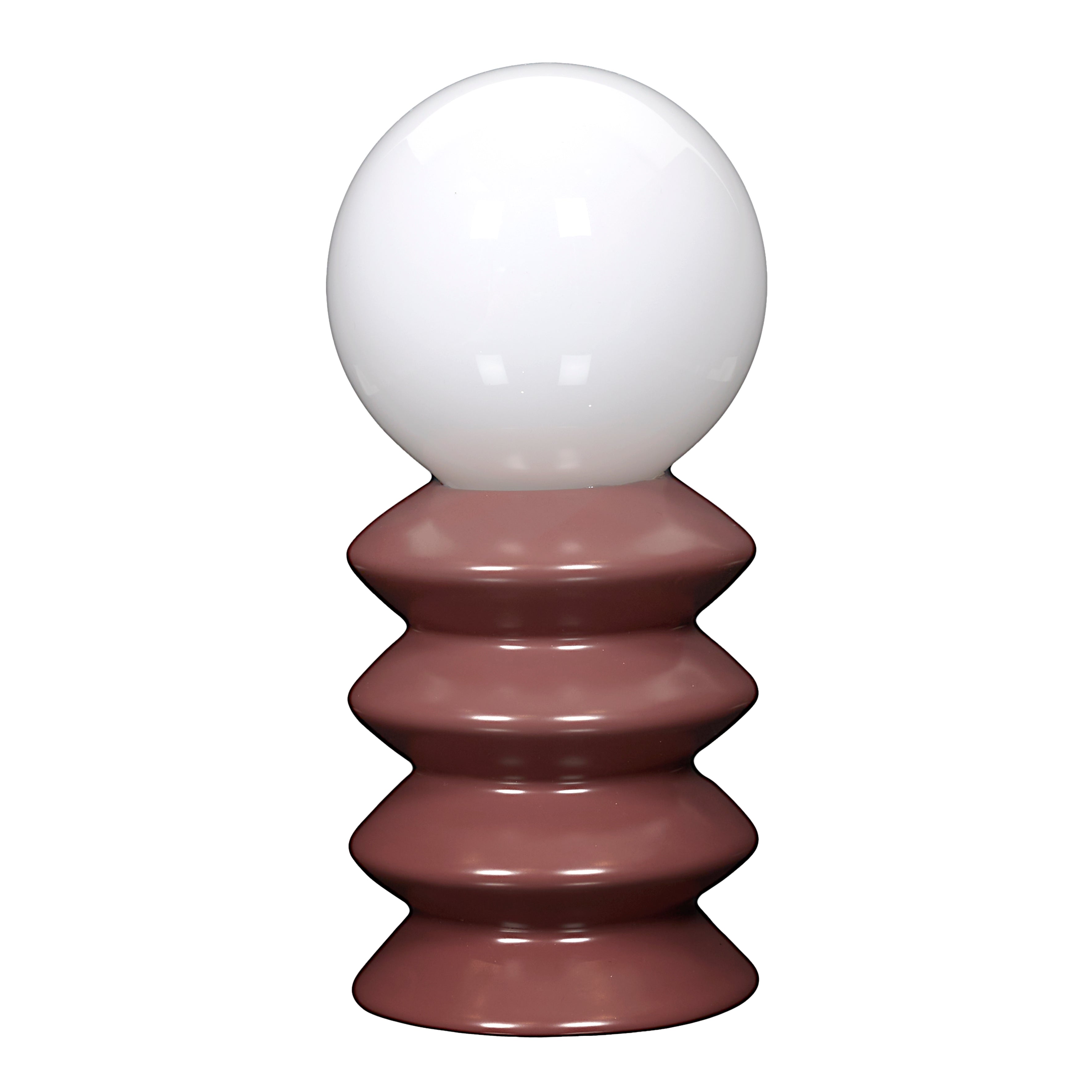 LAMPE CERAMIQUE TERRACOTA A PILES