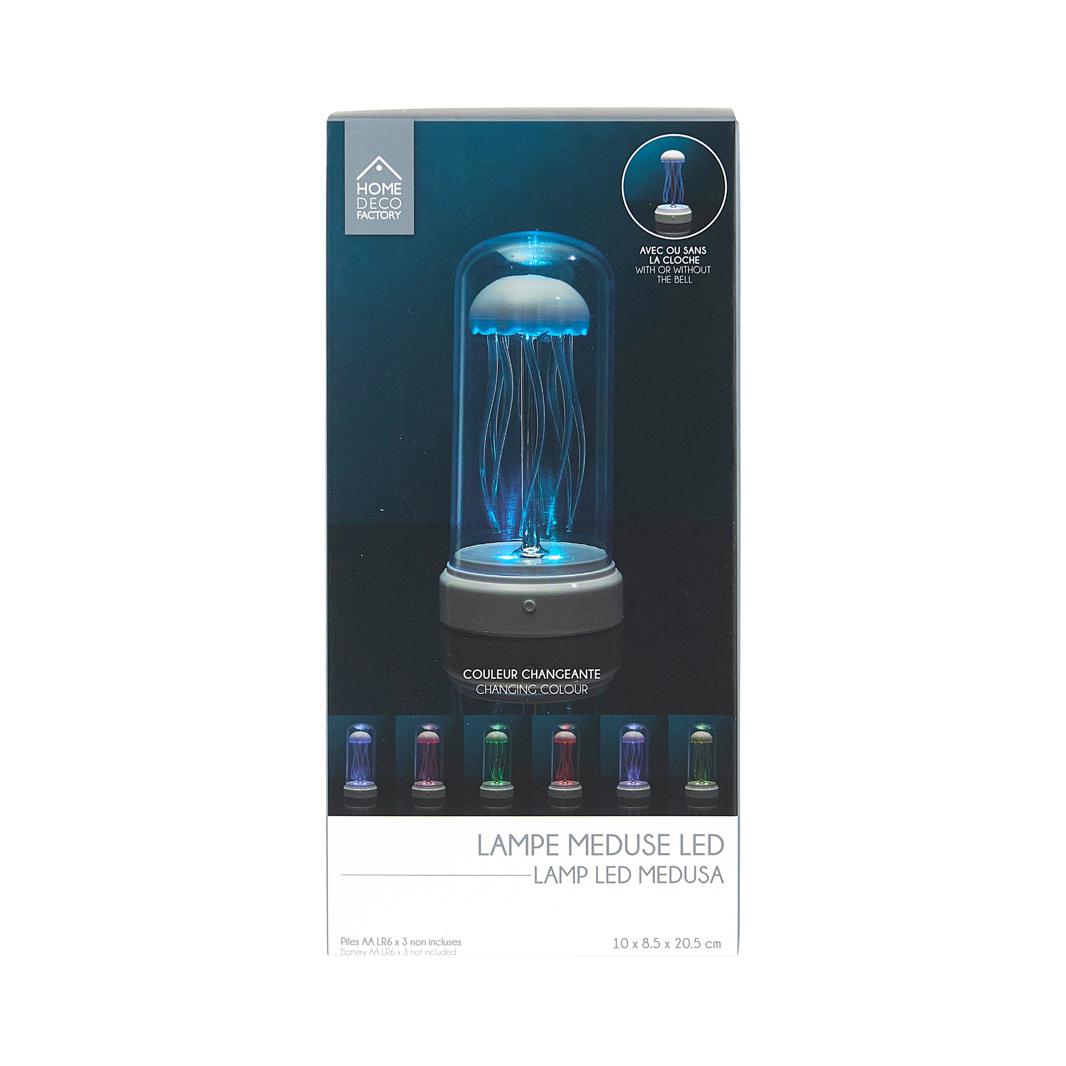 LAMPE MEDUSE LED COULEUR CHANGEANTE
