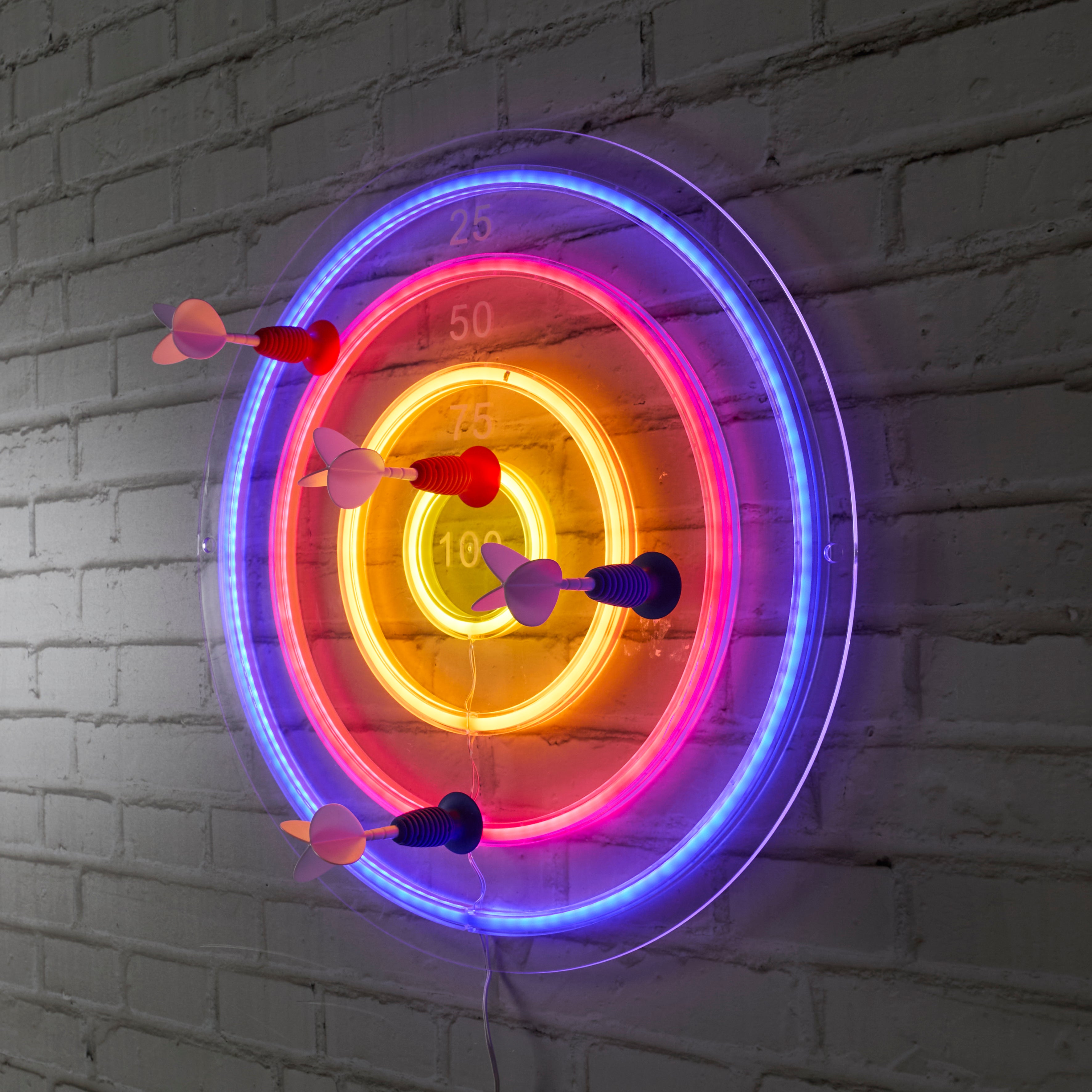 LAMPE LED EFFET NEON CIBLE USB