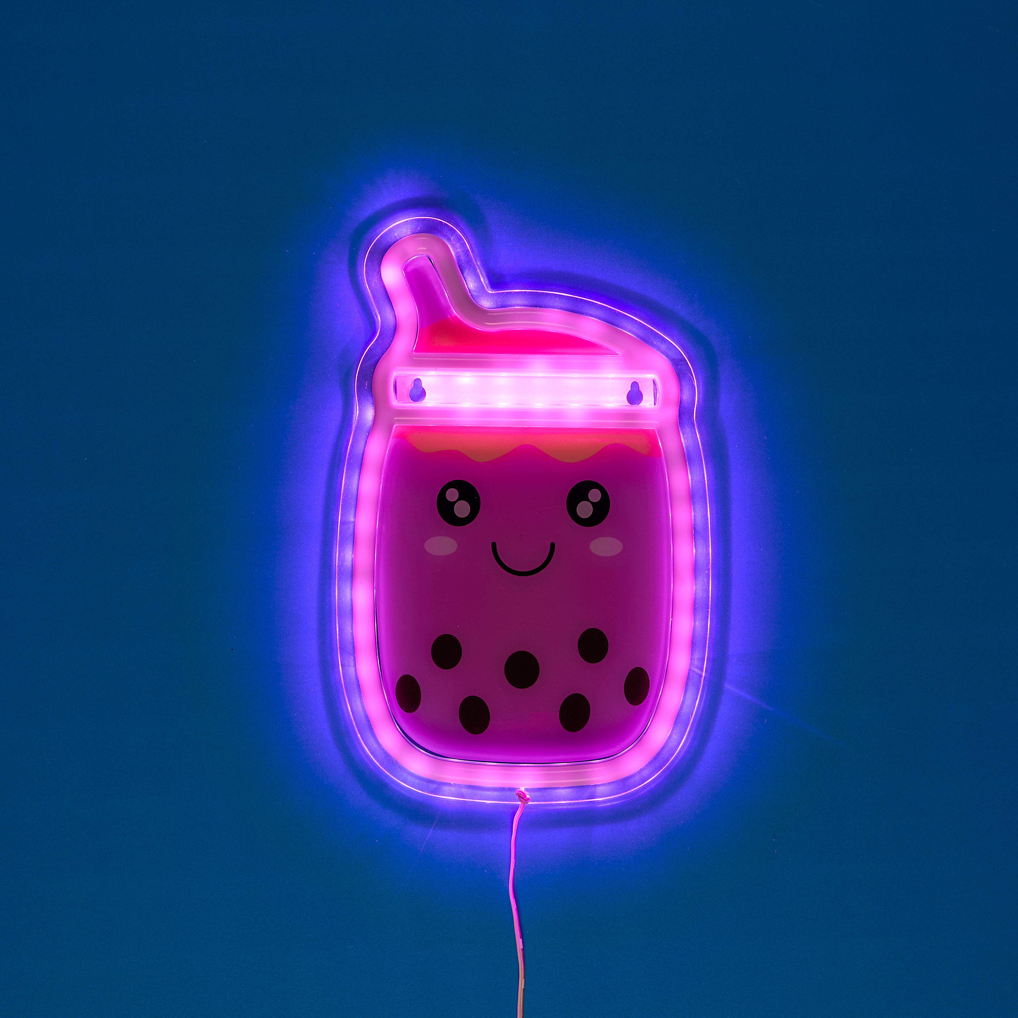 LAMPE LED EFFET NEON BUBBLE TEA USB