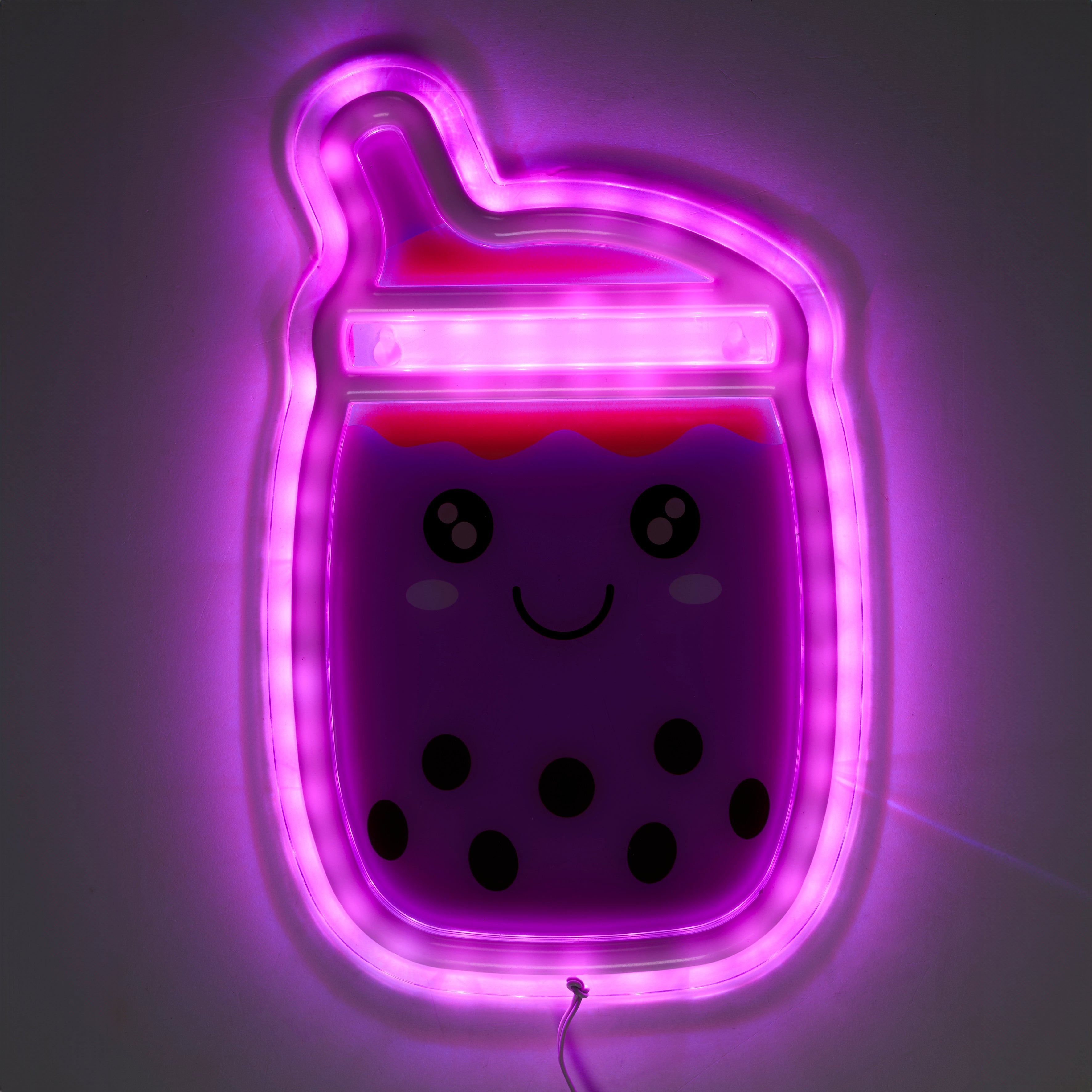 LAMPE LED EFFET NEON BUBBLE TEA USB