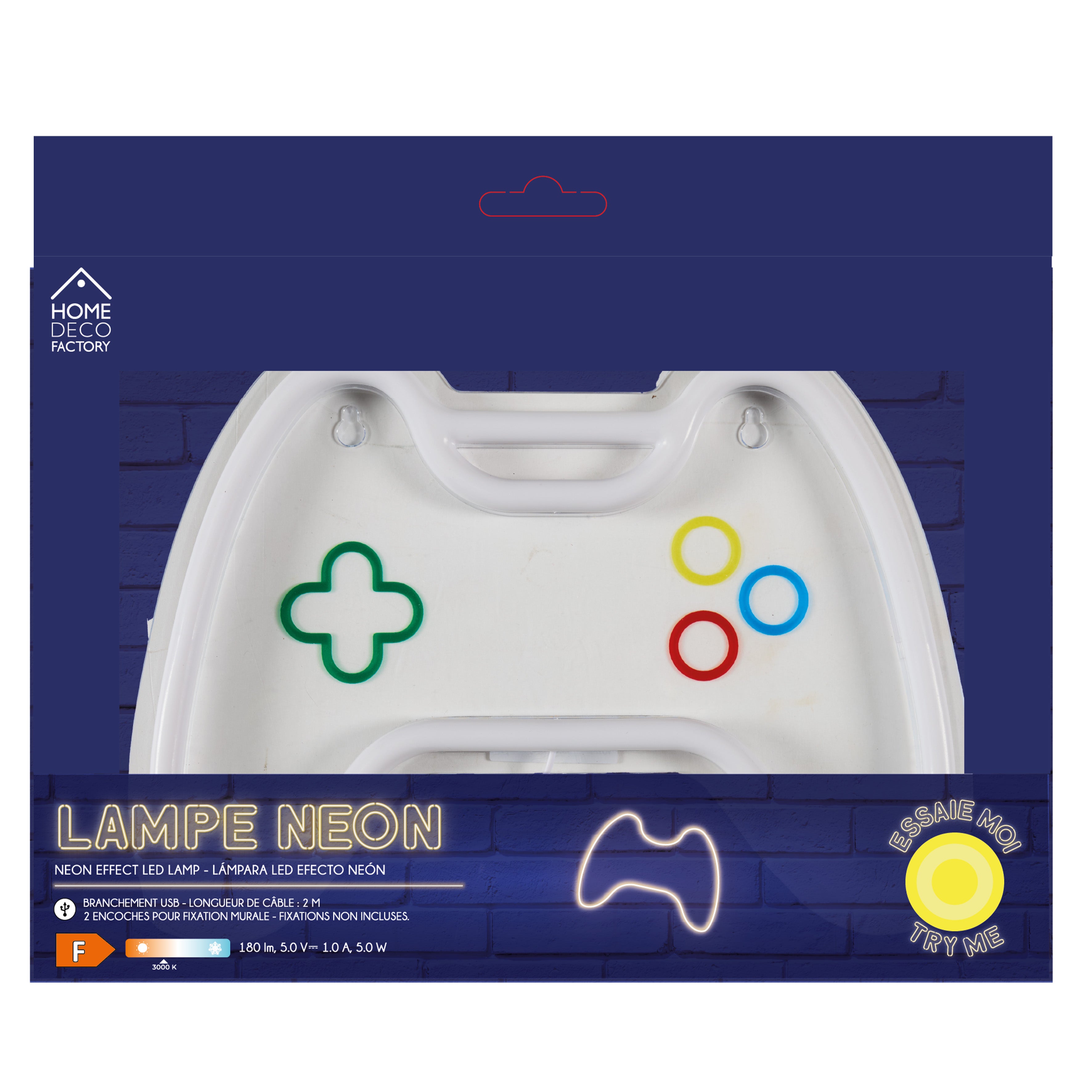 LAMPE LED EFFET NEON GAMING USB
