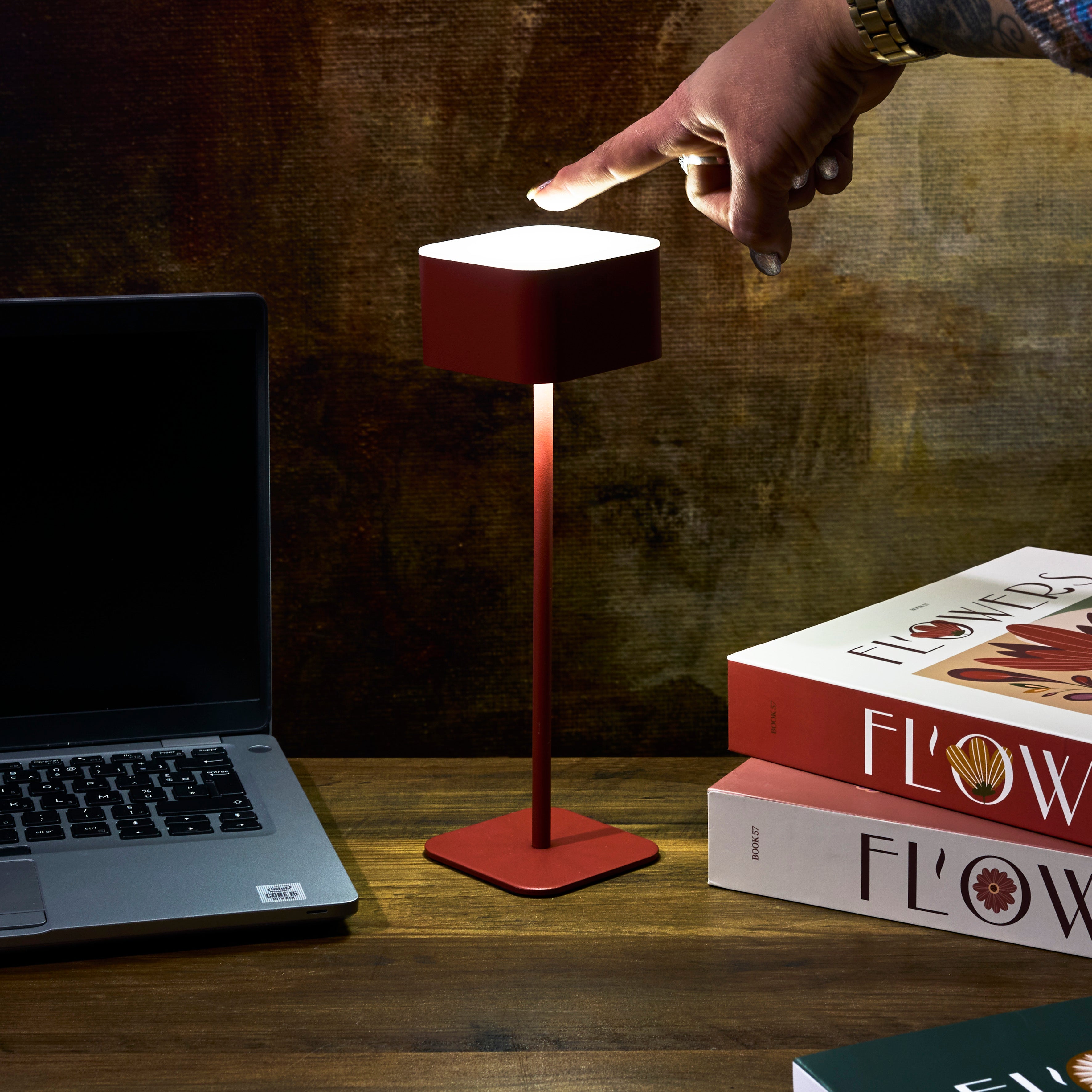 LAMPE DE TABLE TACTILE RECHARGEABLE TERRA