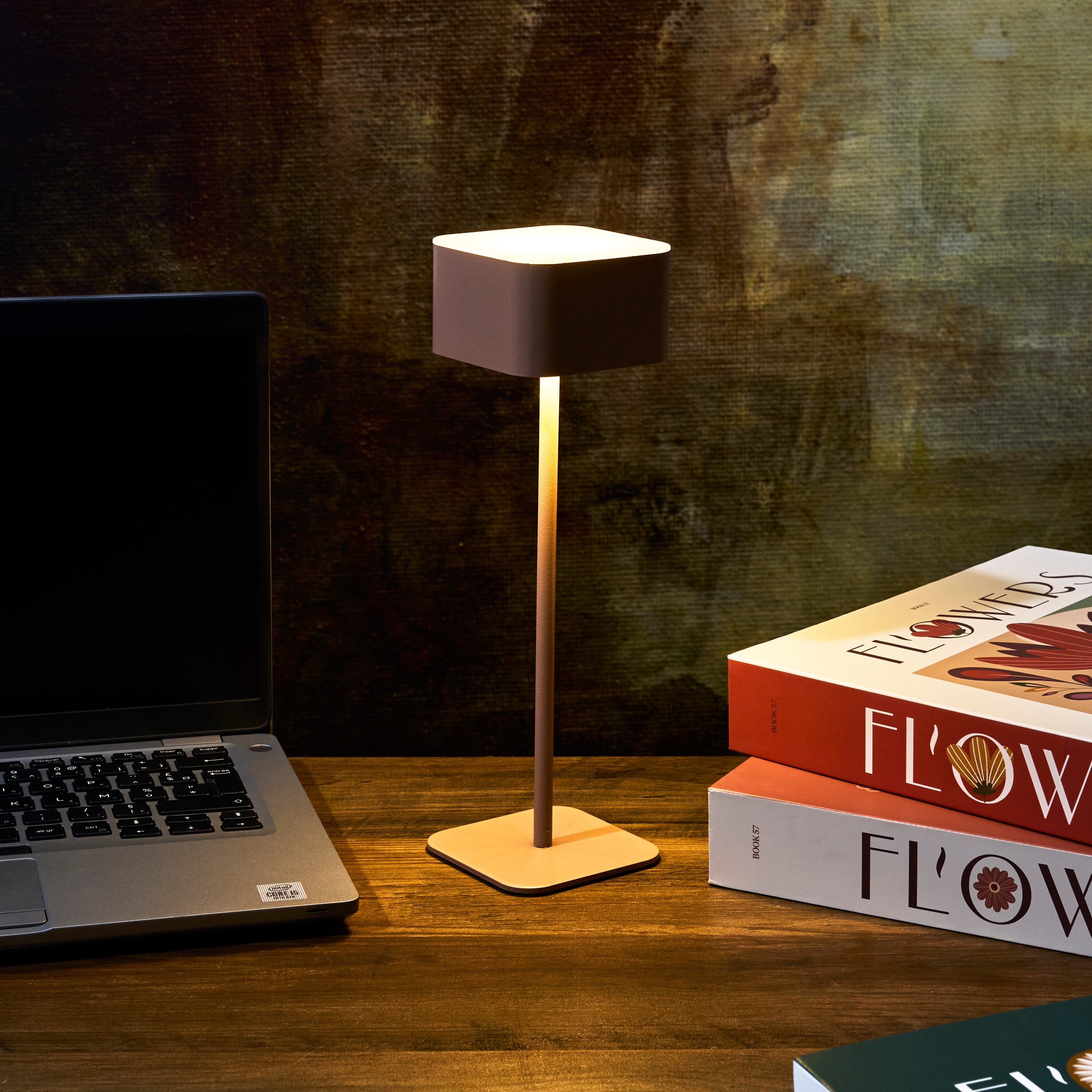 LAMPE DE TABLE TACTILE RECHARGEABLE BEIGE