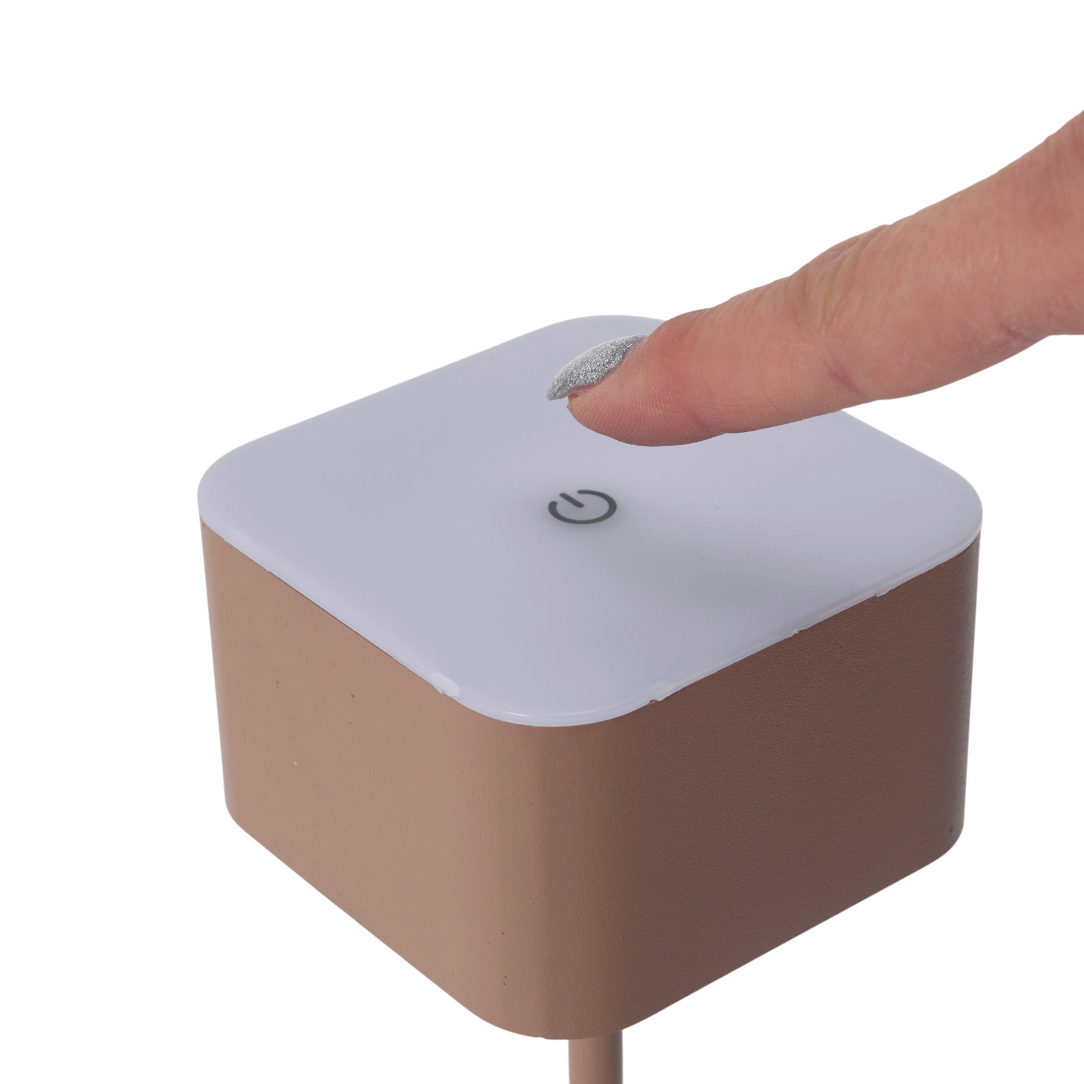 LAMPE DE TABLE TACTILE RECHARGEABLE BEIGE