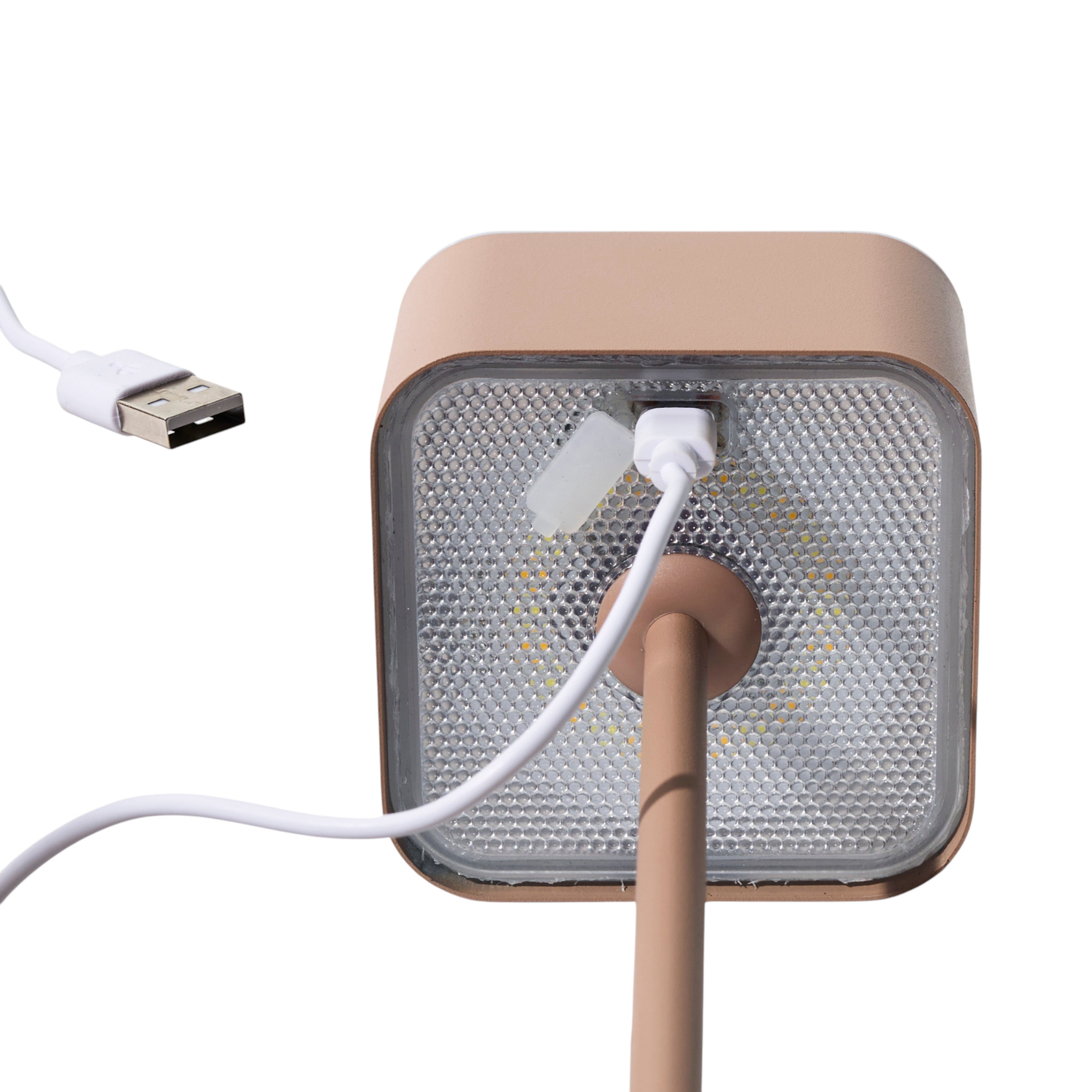 LAMPE DE TABLE TACTILE RECHARGEABLE BEIGE
