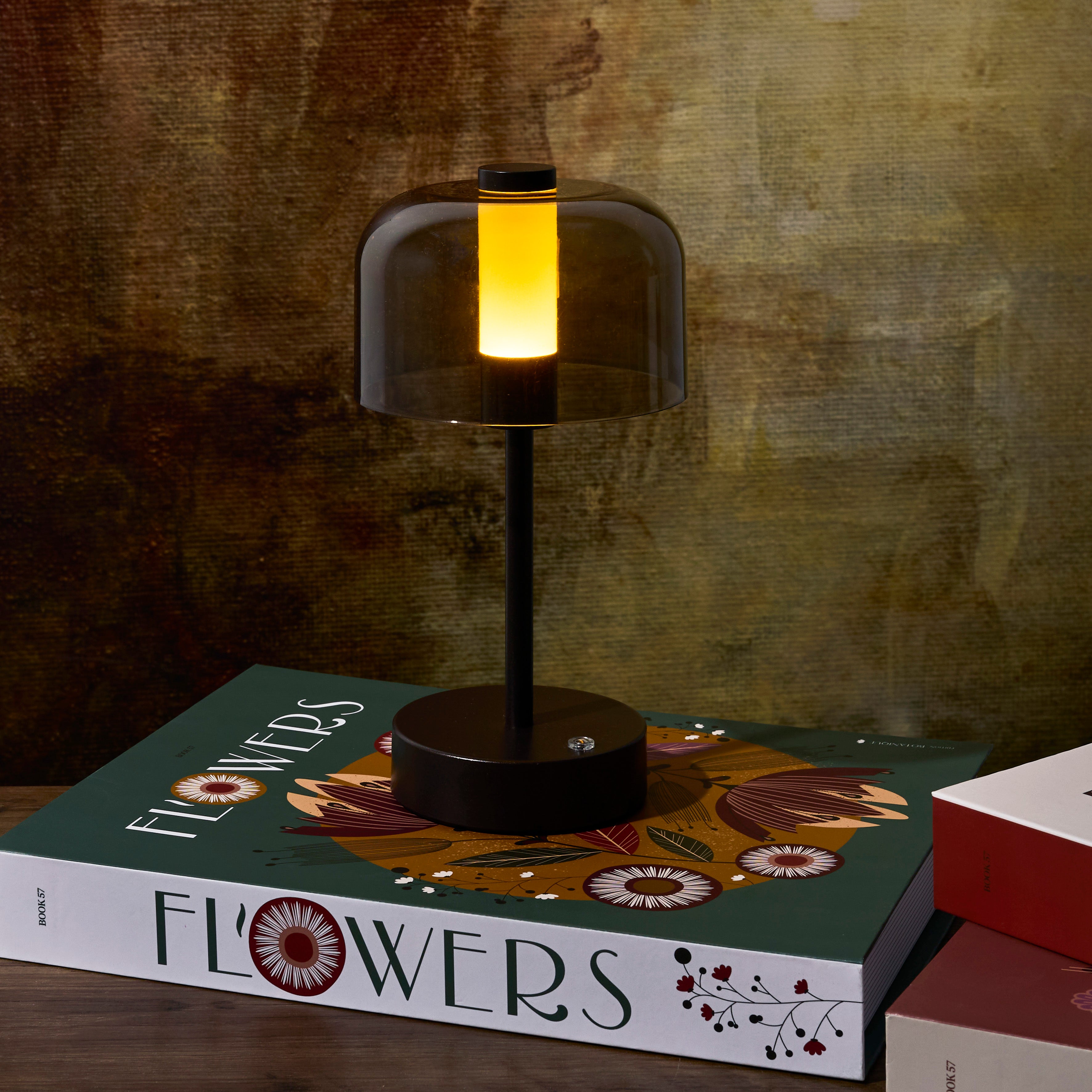 LAMPE DE TABLE TACTILE RECHARGEABLE ET VERT