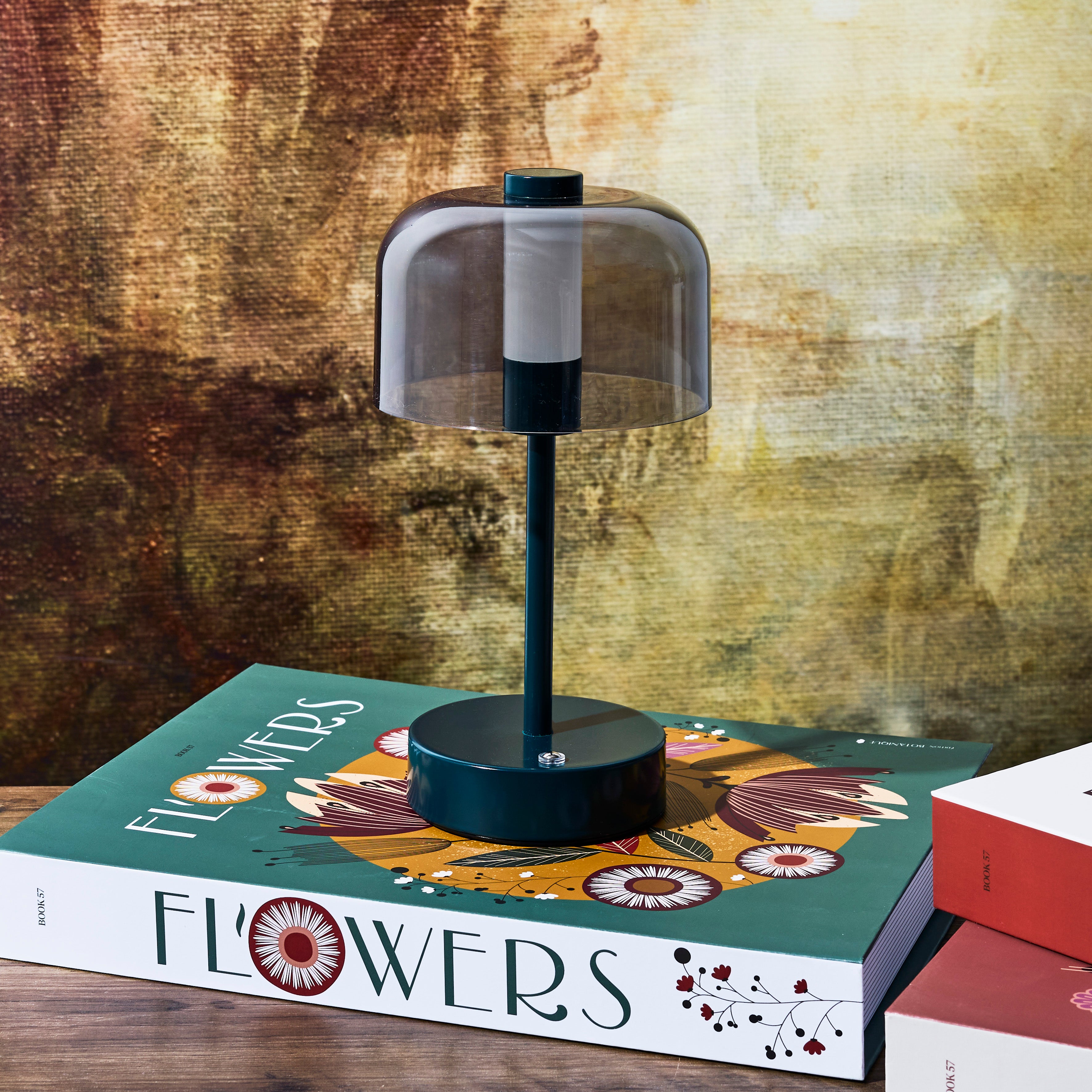 LAMPE DE TABLE TACTILE RECHARGEABLE ET VERT
