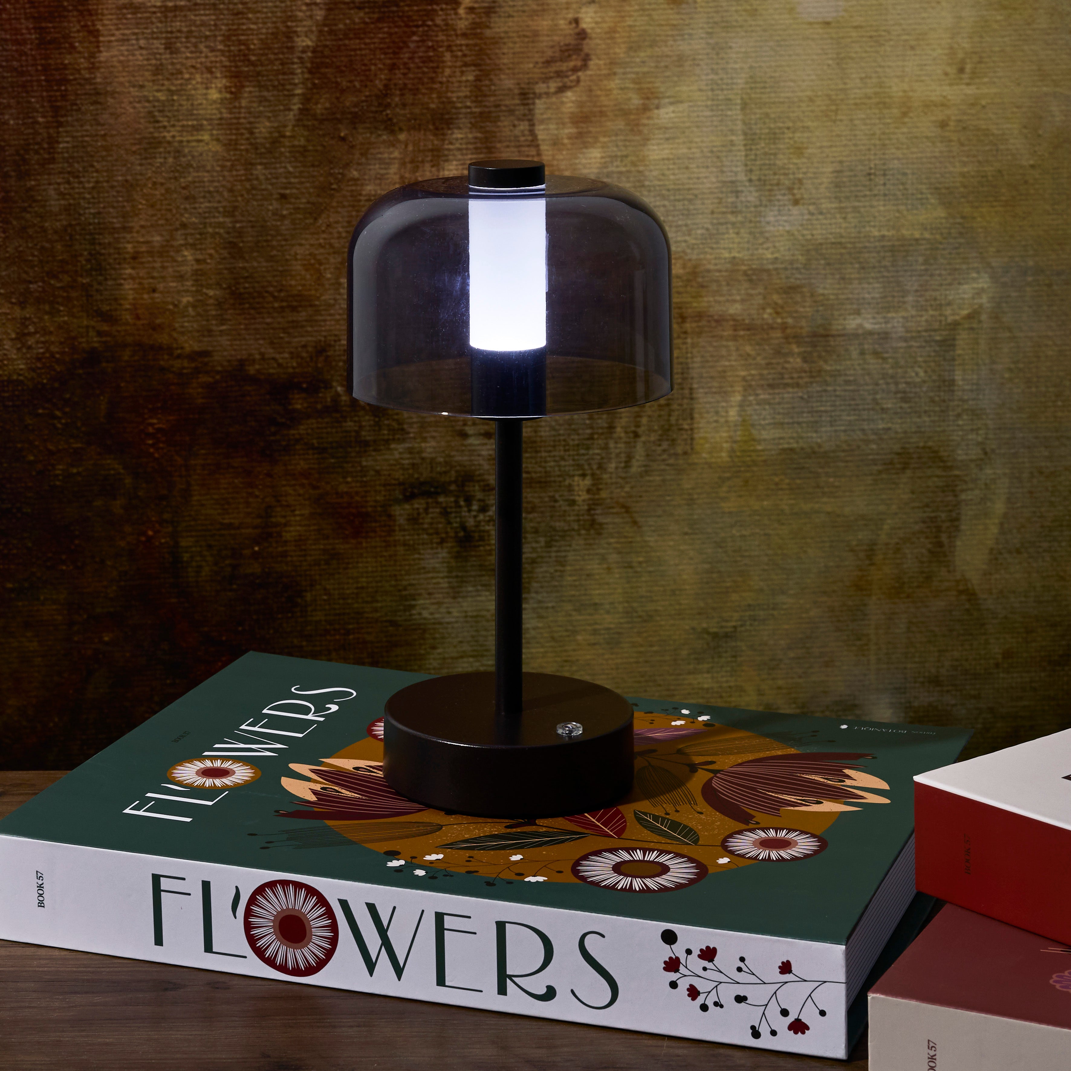 LAMPE DE TABLE TACTILE RECHARGEABLE ET VERT