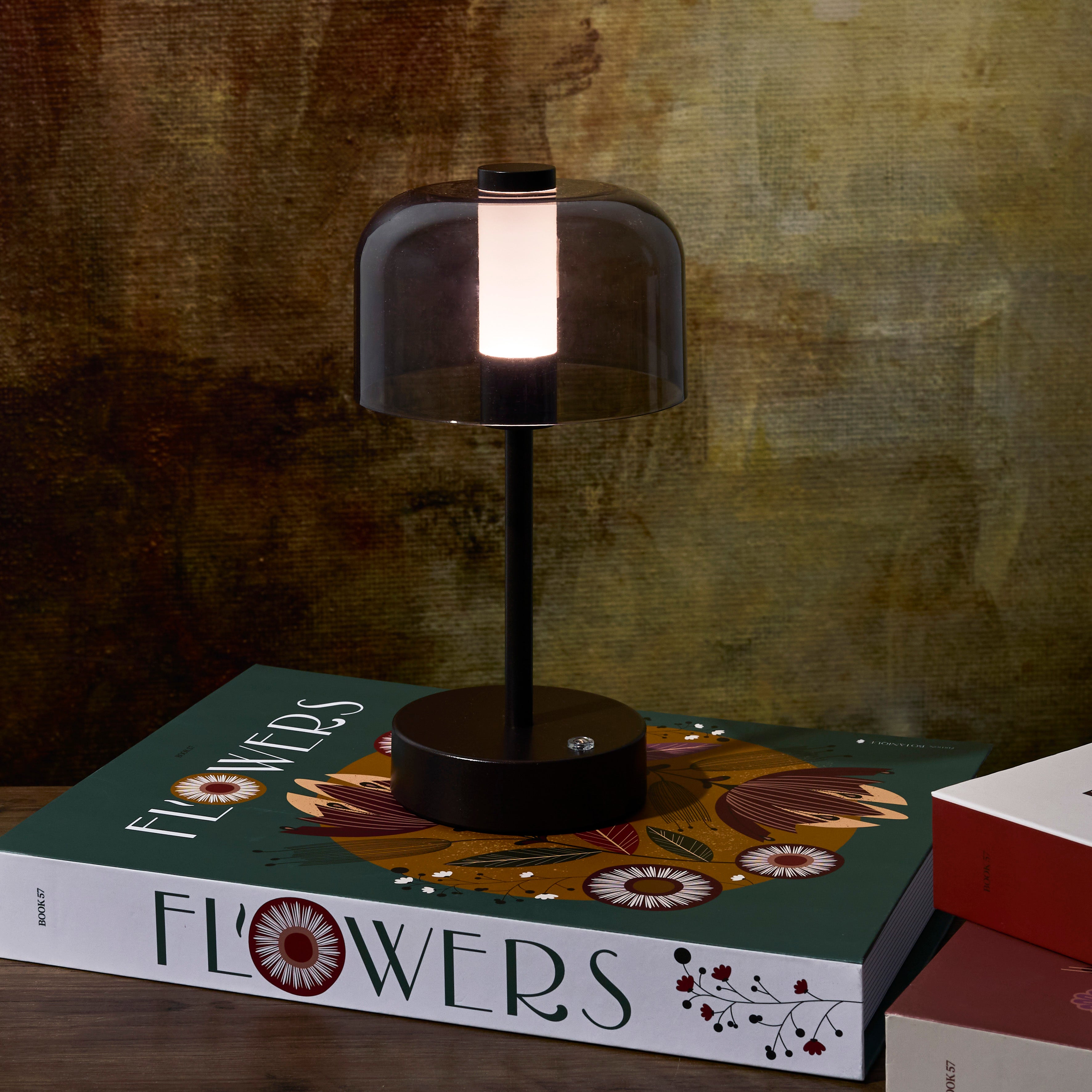 LAMPE DE TABLE TACTILE RECHARGEABLE ET VERT