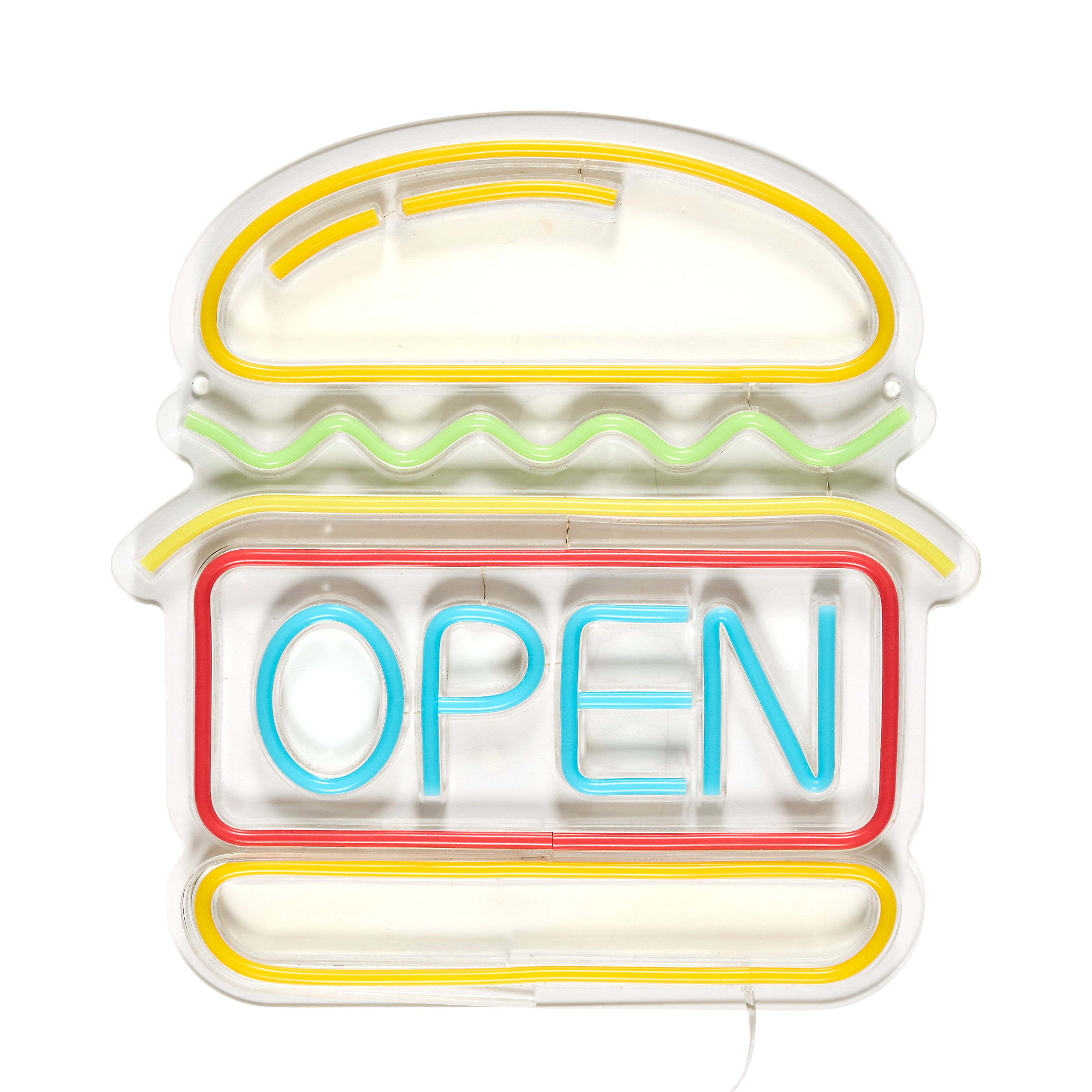 LAMPE LED EFFET NEON BURGER