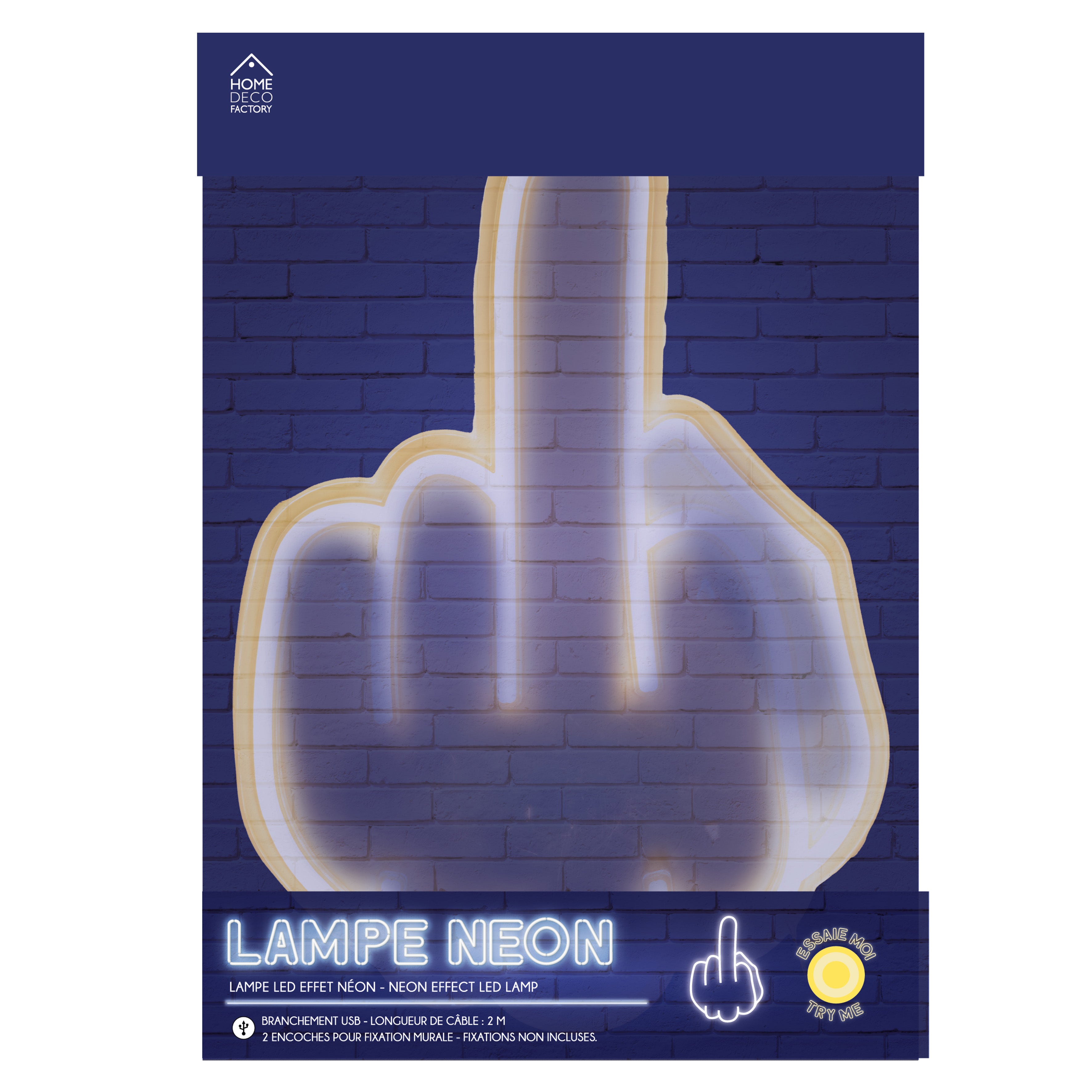 LAMPE LED EFFET NEON DOIGT