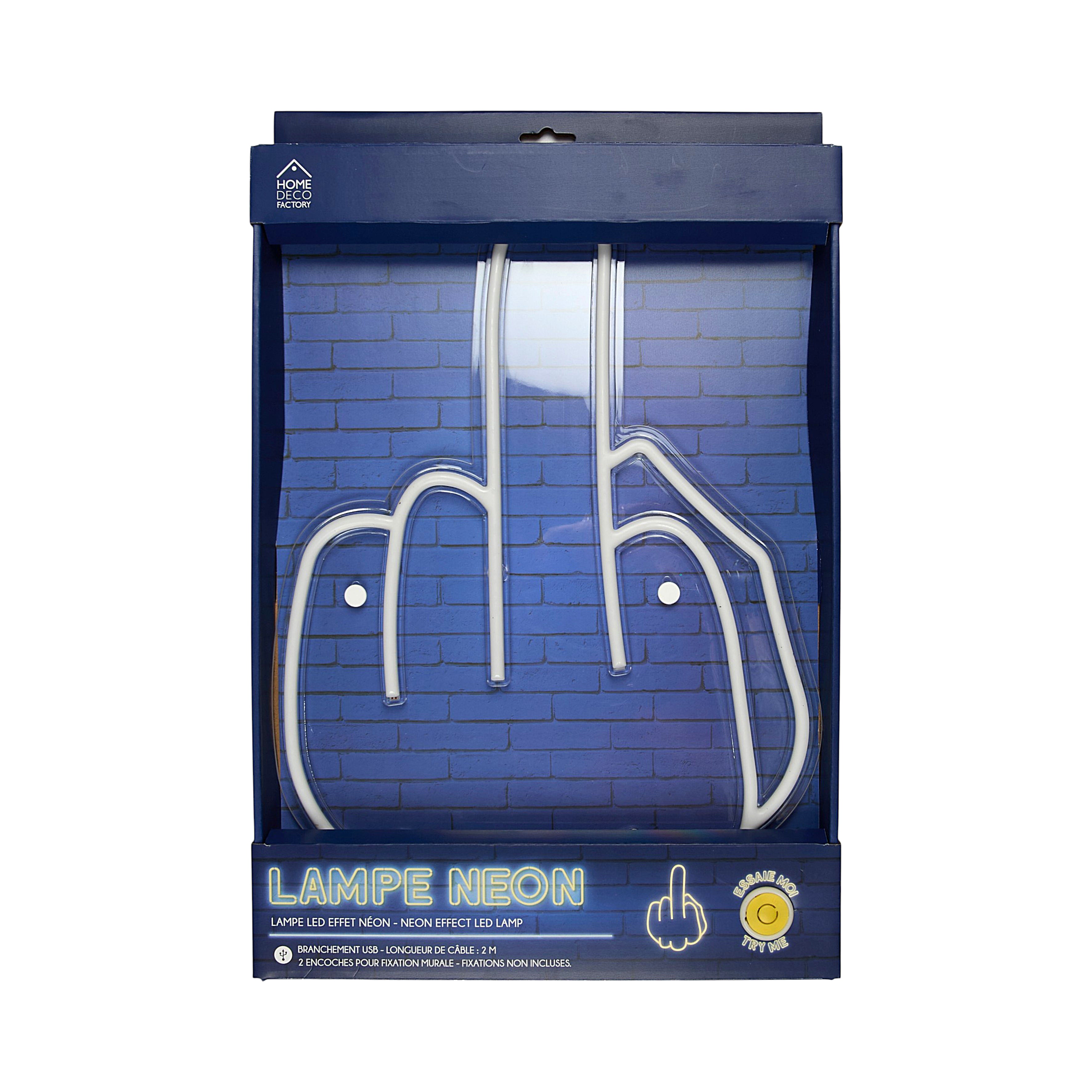 LAMPE LED EFFET NEON DOIGT