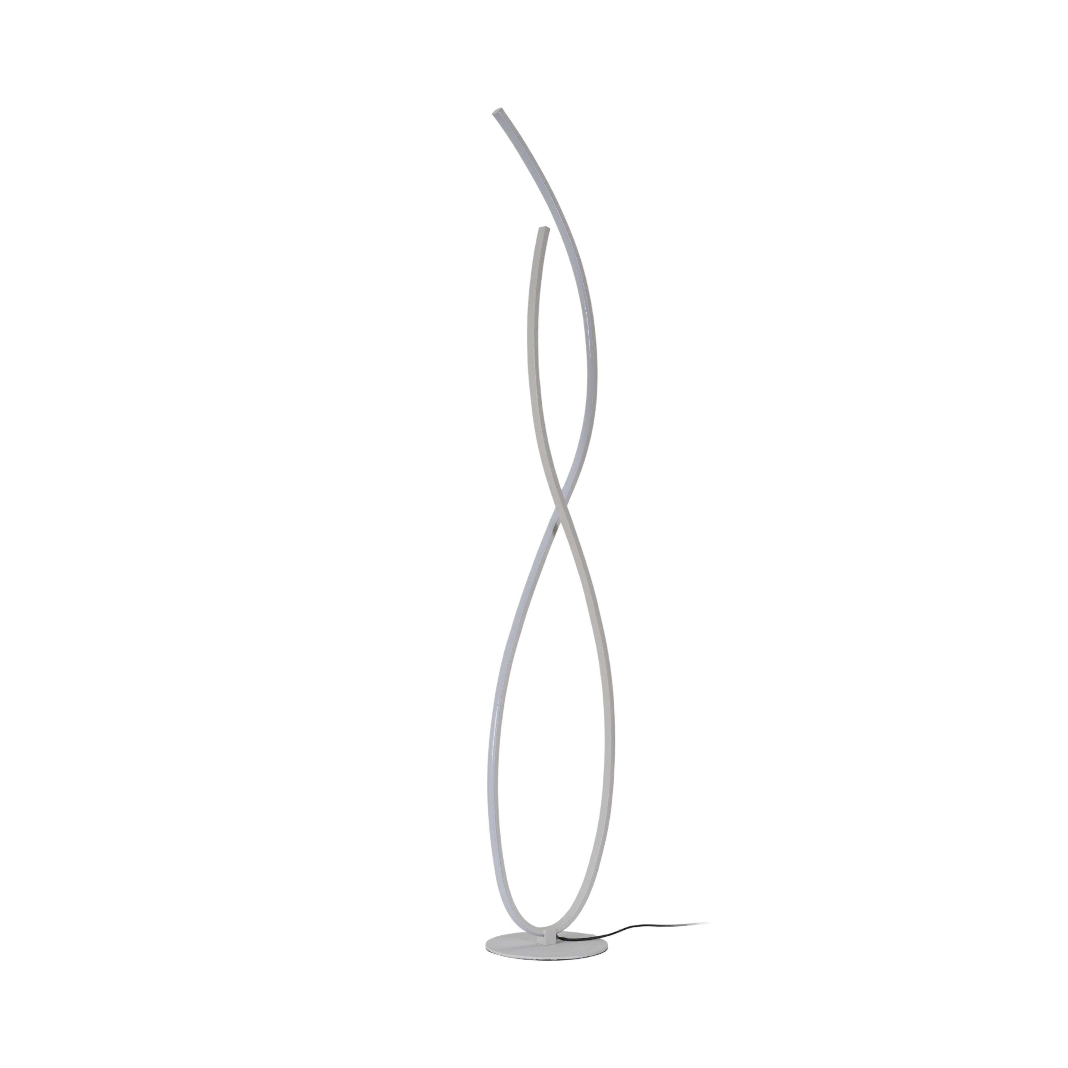 LAMPE DESIGN SPIRALE BLANC FROID 1M20