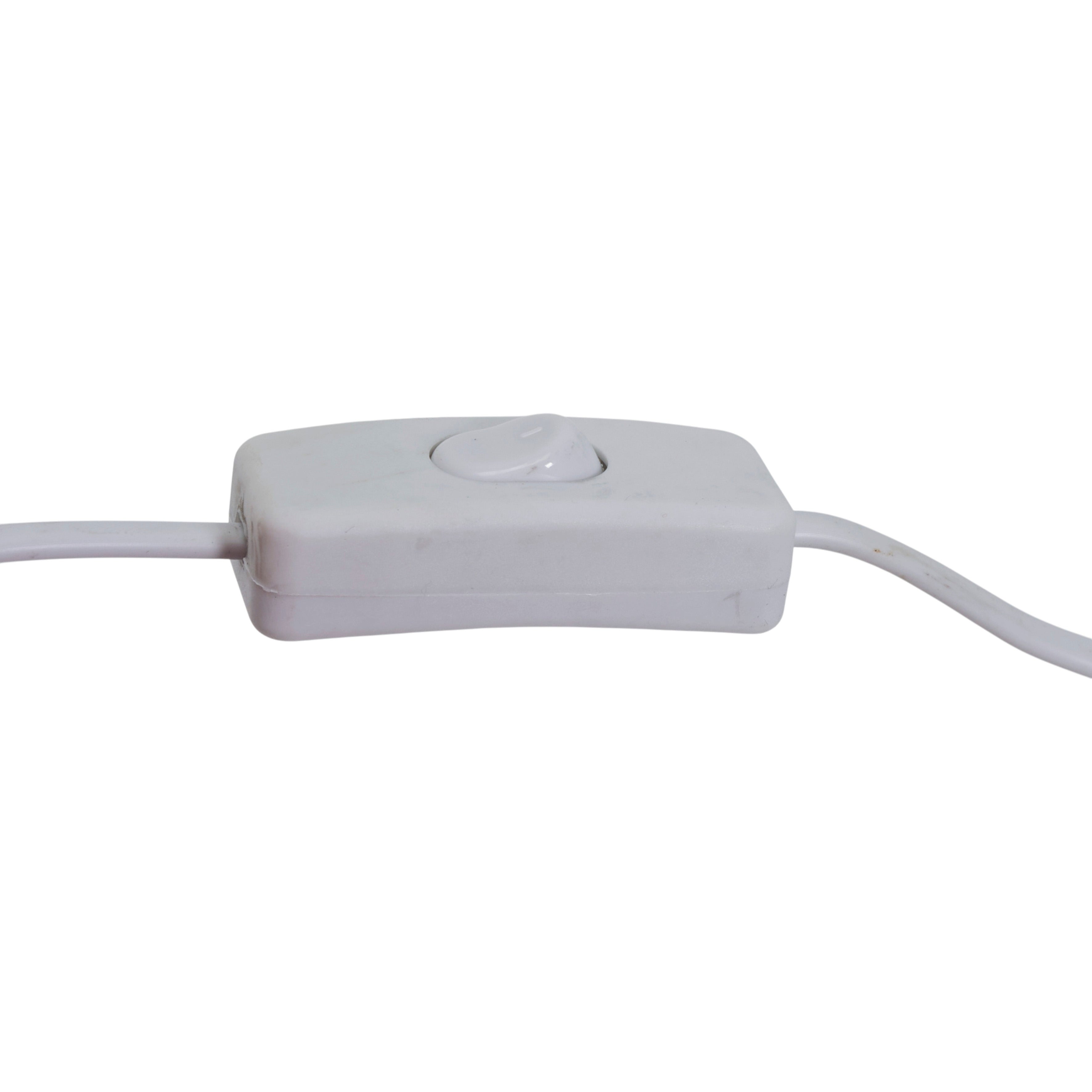 LAMPE VELOUR CREME 38CM