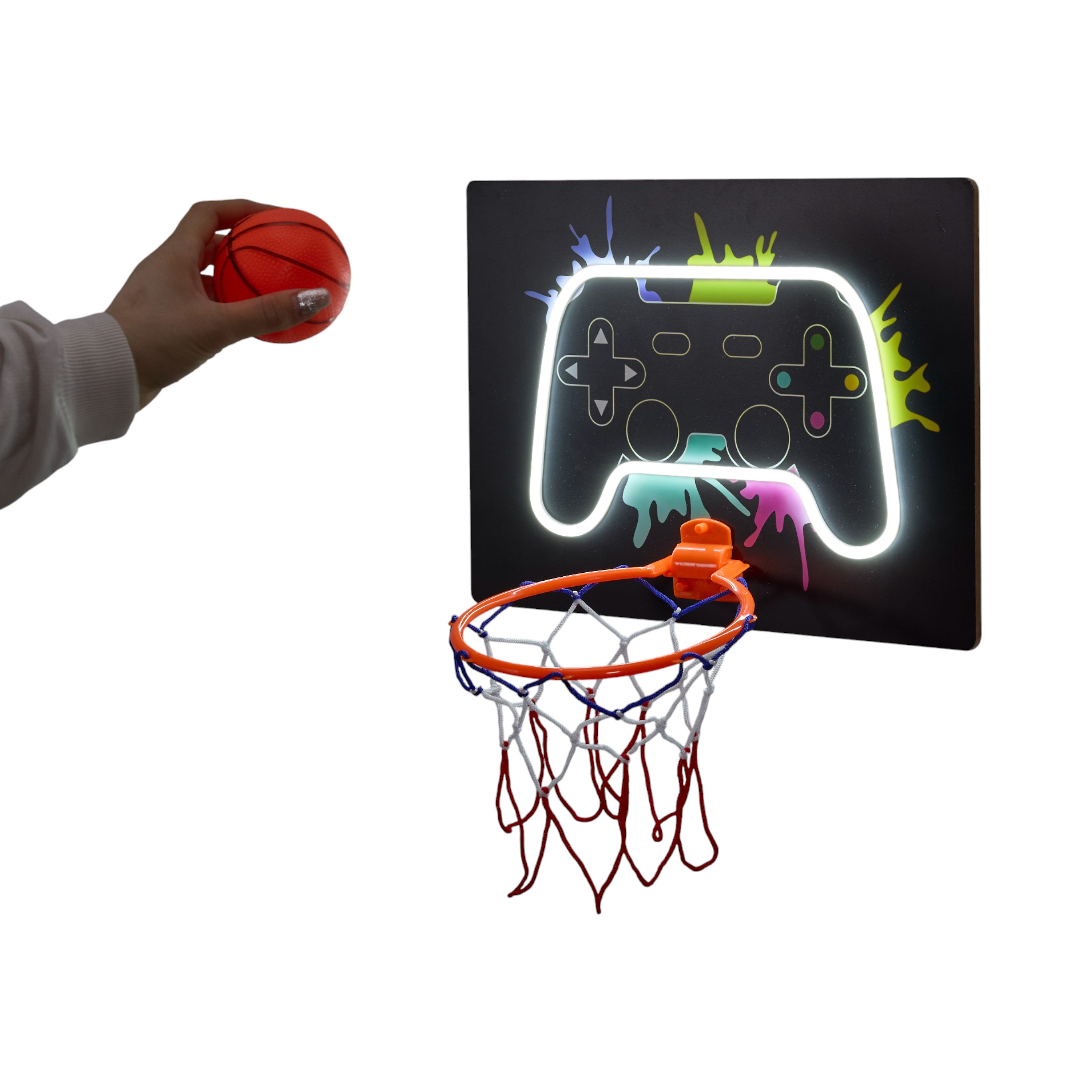 JEU DE BASKET EFFET NEON