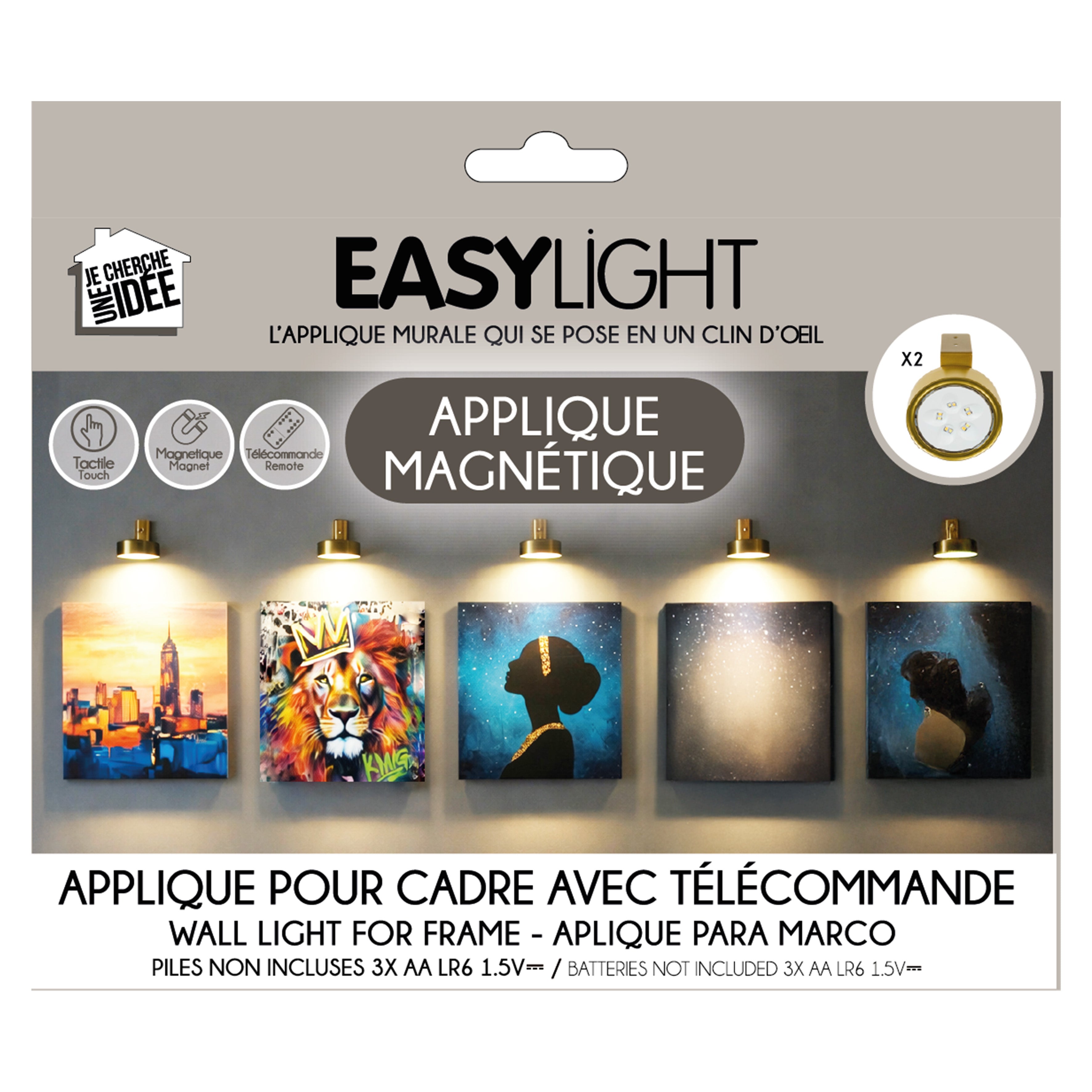 APPLIQUE POUR CADRE ET TELECOMMANDE X2