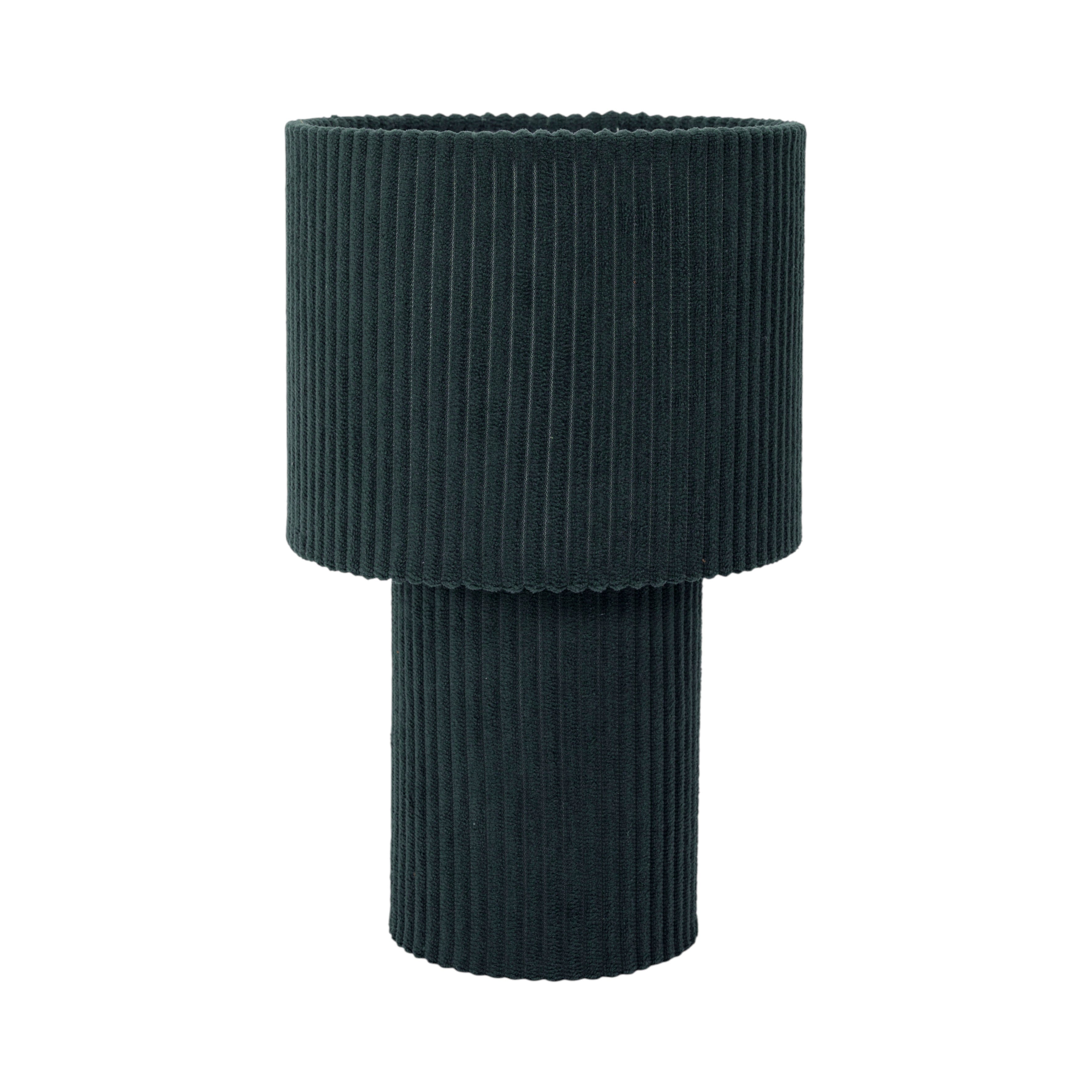 LAMPE DE TABLE VELOURS VERT