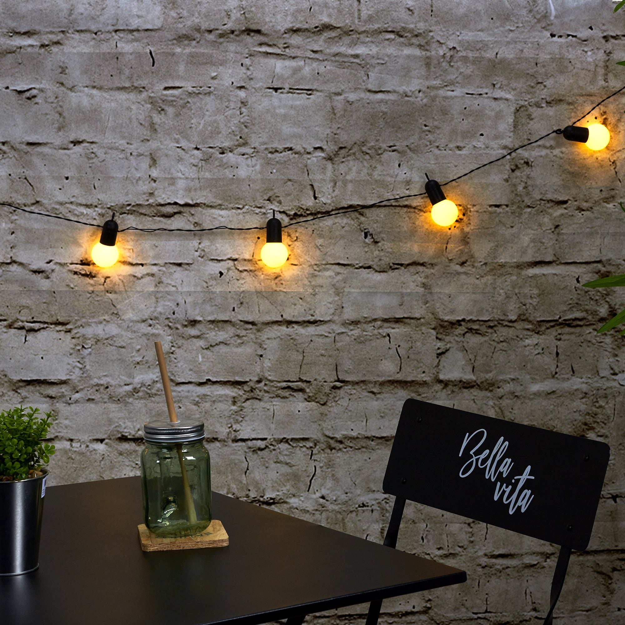 GUIRLANDE AMPOULE EXTERIEUR 10 LEDS 2M70