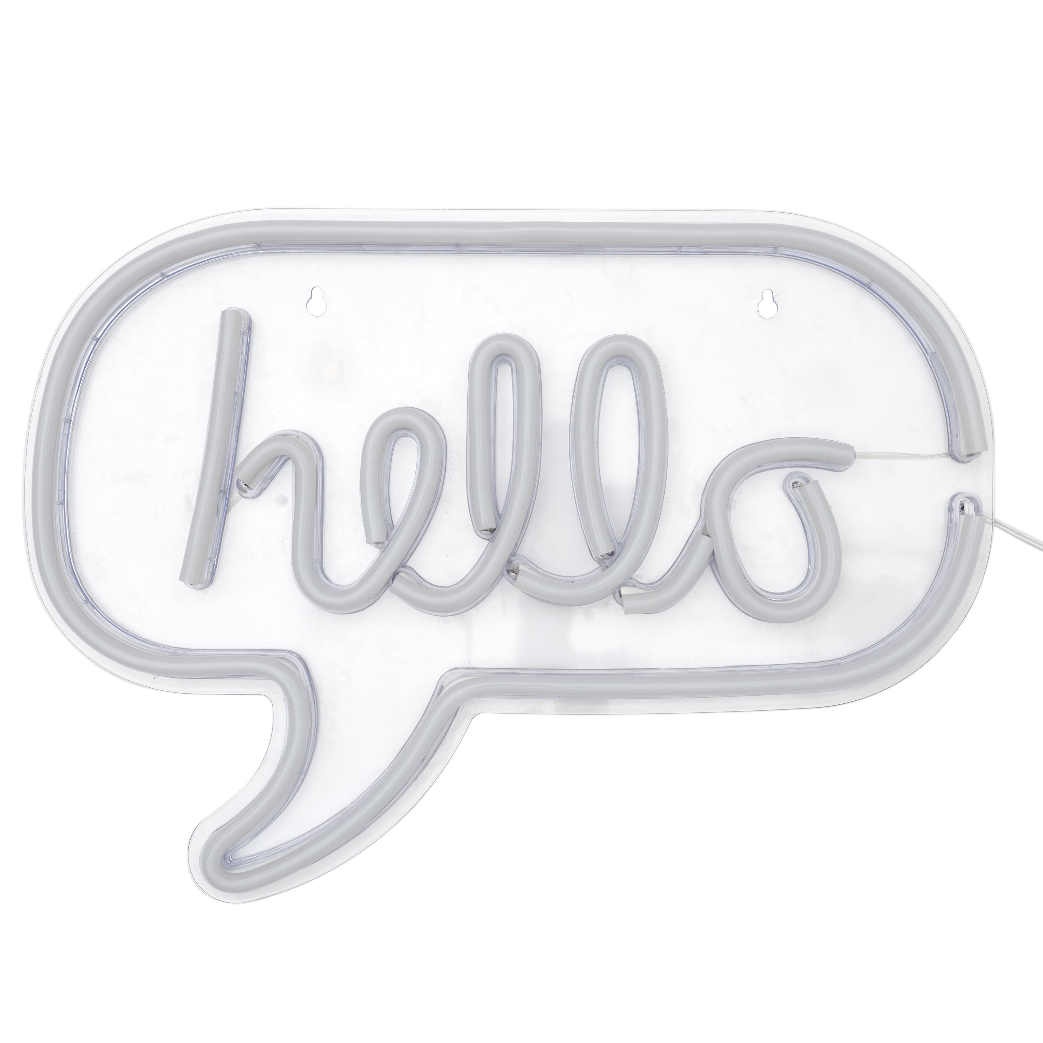 LAMPE LED EFFET NEON HELLO USB