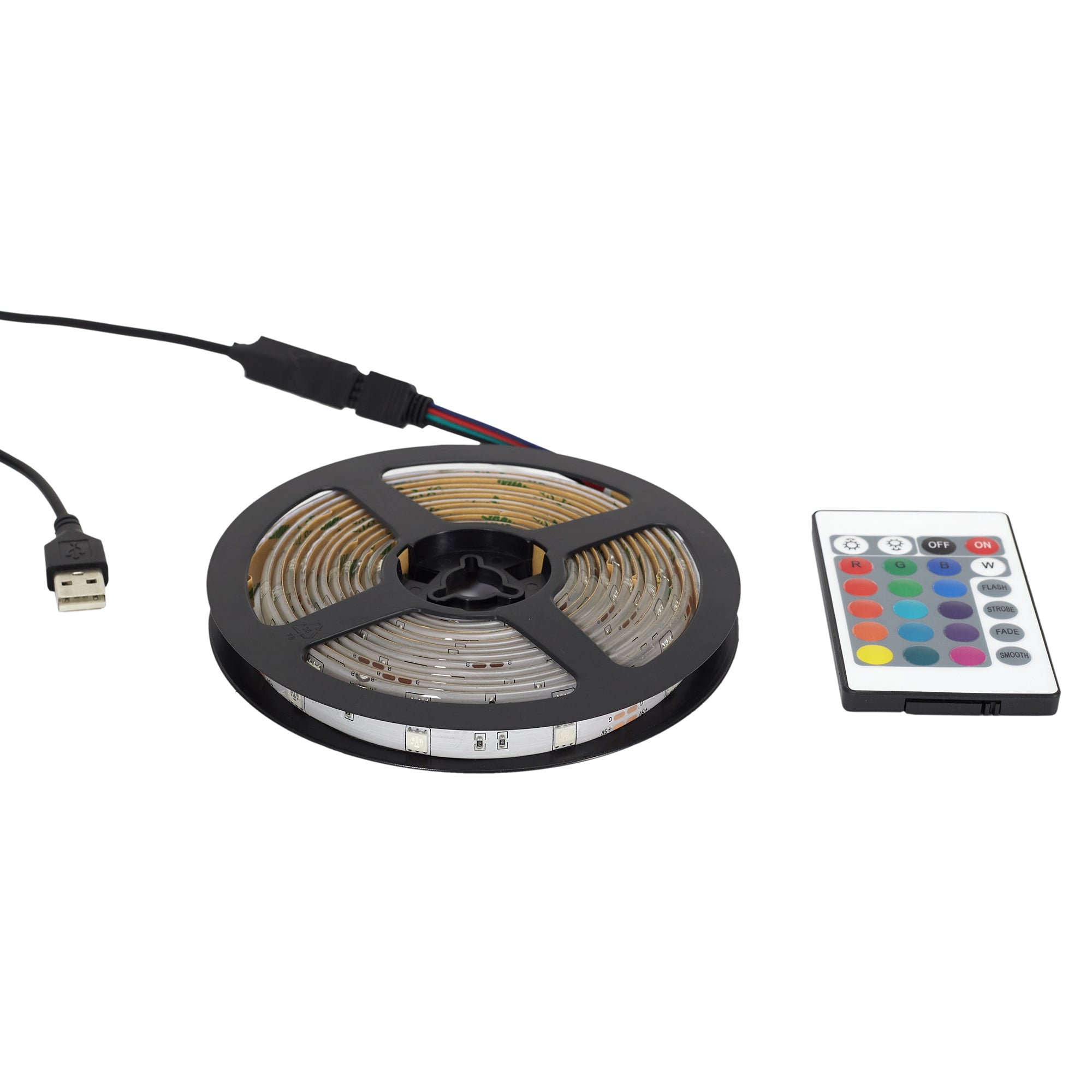 RUBAN RGB 90 LED 3M TELECOMMANDE